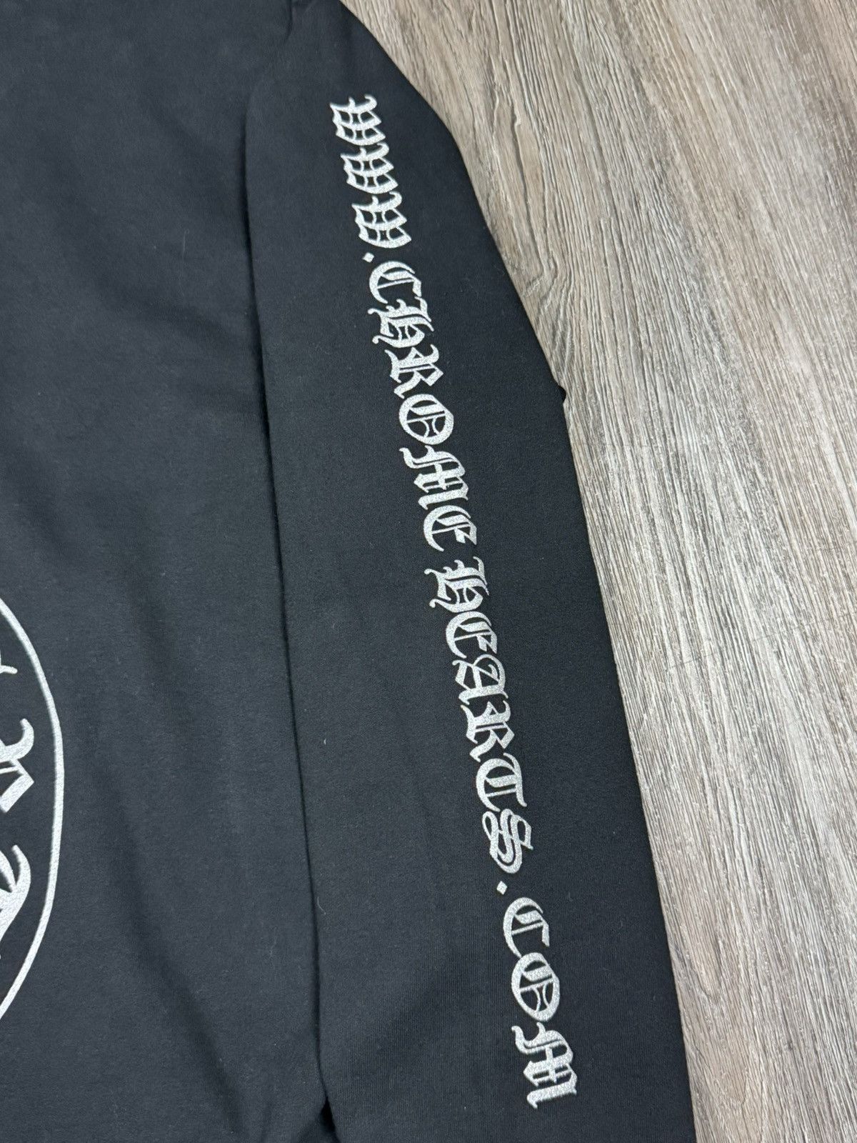 Chrome Hearts Chrome Hearts Silver Glitter Pullover Hoodie Size XL Size US XL / EU 56 / 4 - 7 Thumbnail