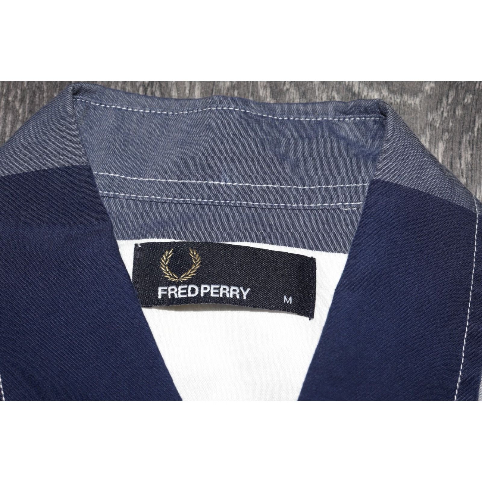 Fred Perry Fred Perry Check Short Sleeve Shirt Button Down M6397 Men’s Medium Cotton Shirt Size US M / EU 48-50 / 2 - 3 Thumbnail