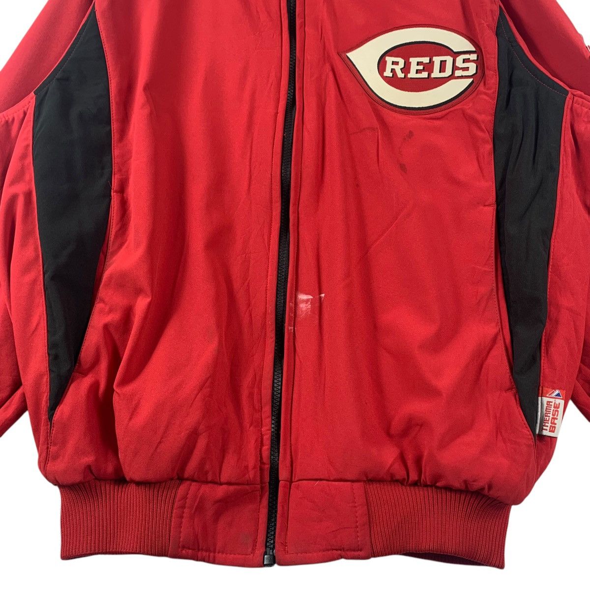 MLB × Majestic × Vintage Vintage CINCIANTI REDS majestic thermabased warmup jacket Size US M / EU 48-50 / 2 - 10 Thumbnail