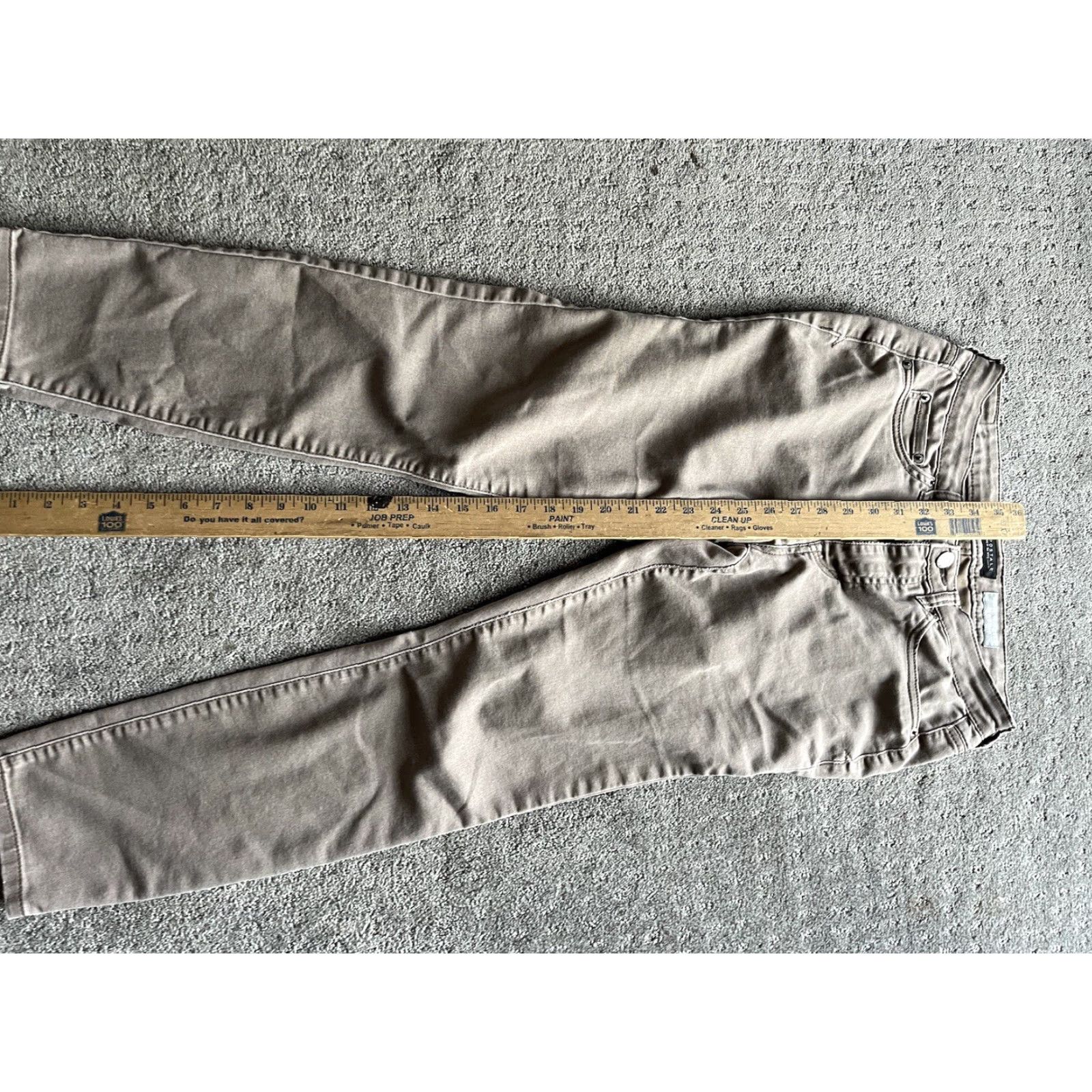 Aeropostale AEROPOSTALE Jeans Womens Size 4 Reg High Waist Jegging Brown, 5-Pocket Denim, Stretch, Light Wash, Regular Fit - Adult Women Size 27" / US 4 / IT 40 - 8 Thumbnail