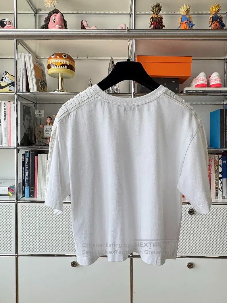 Fendi Fendi Logo White Crew Neck Short Sleeve T-Shirt Size XS / US 0-2 / IT 36-38 - 1 Thumbnail