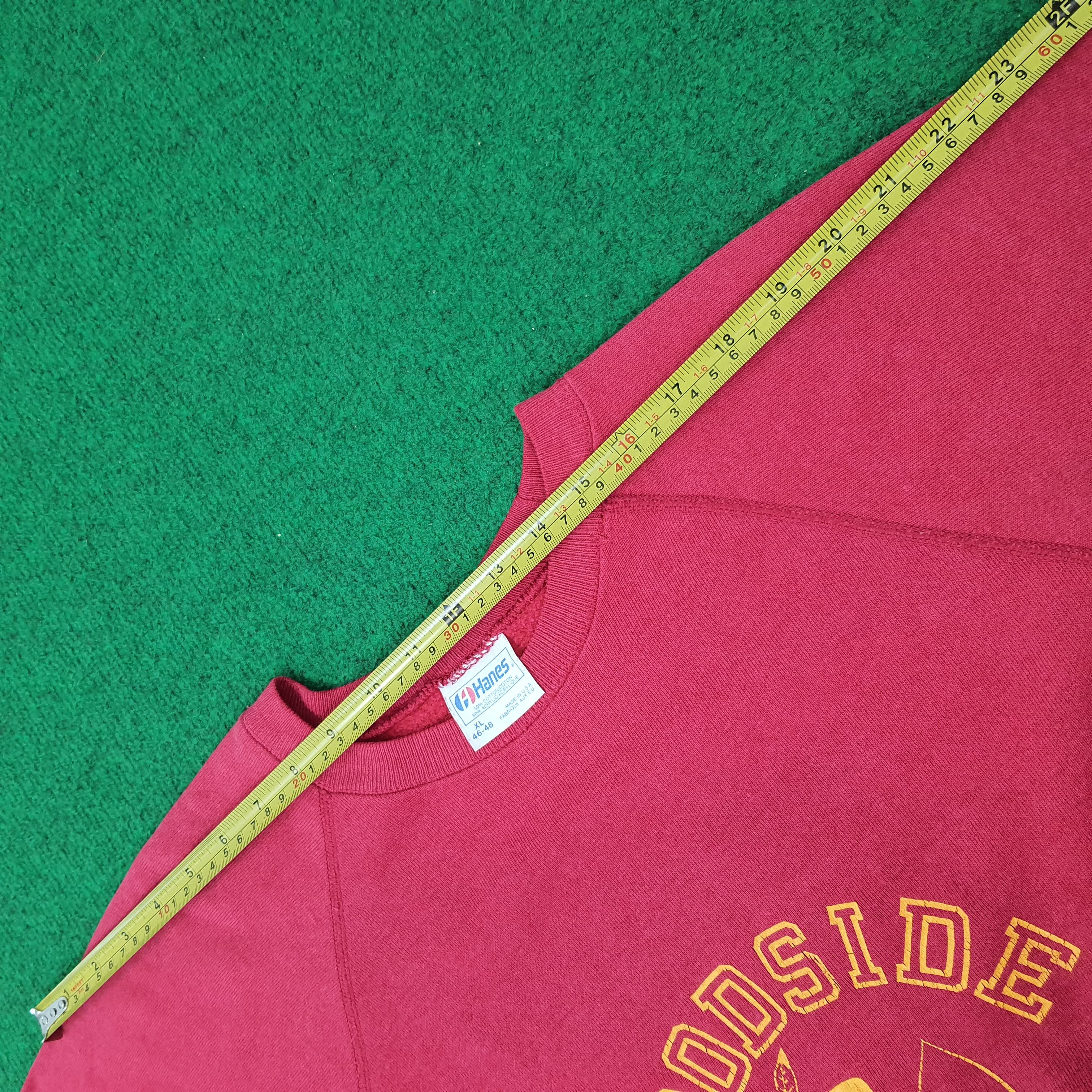 Hanes Vintage Woodside Indians Sweatshirt C264N24 Size US L / EU 52-54 / 3 - 7 Thumbnail