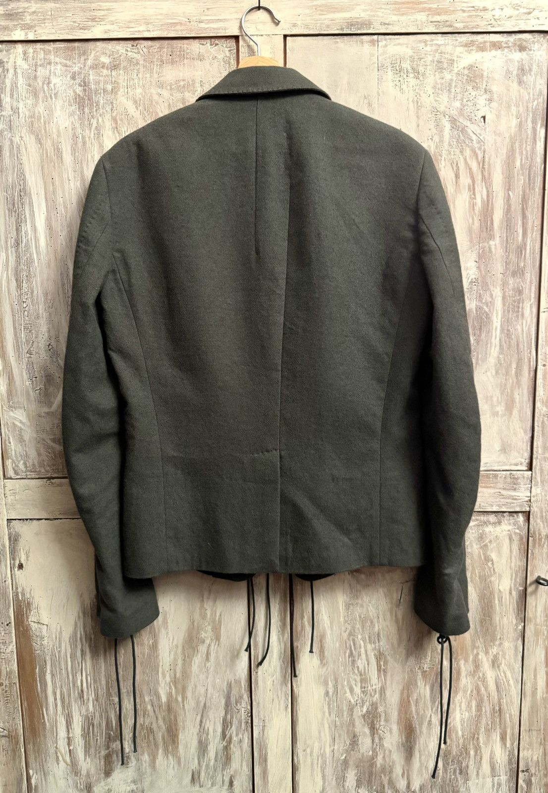 Haider Ackermann haider Ackermann kaki runway lace men blazer jacket 48 fit Size US M / EU 48-50 / 2 - 3 Thumbnail