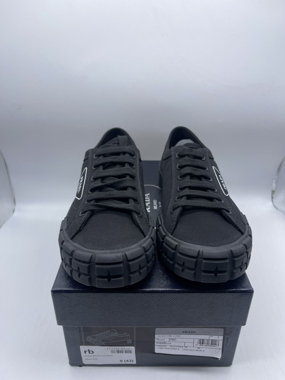 Prada Prada wheel low top sneakers size eu 43 Size US 10 / EU 43 - 2 Thumbnail