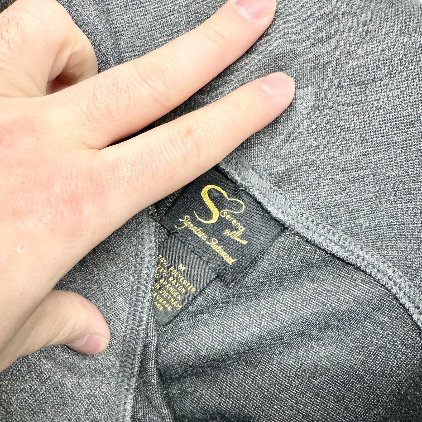 Other Serena Williams Pant Size M Signature Stretch Grey Legging Size 30" / US 8 / IT 44 - 2 Thumbnail