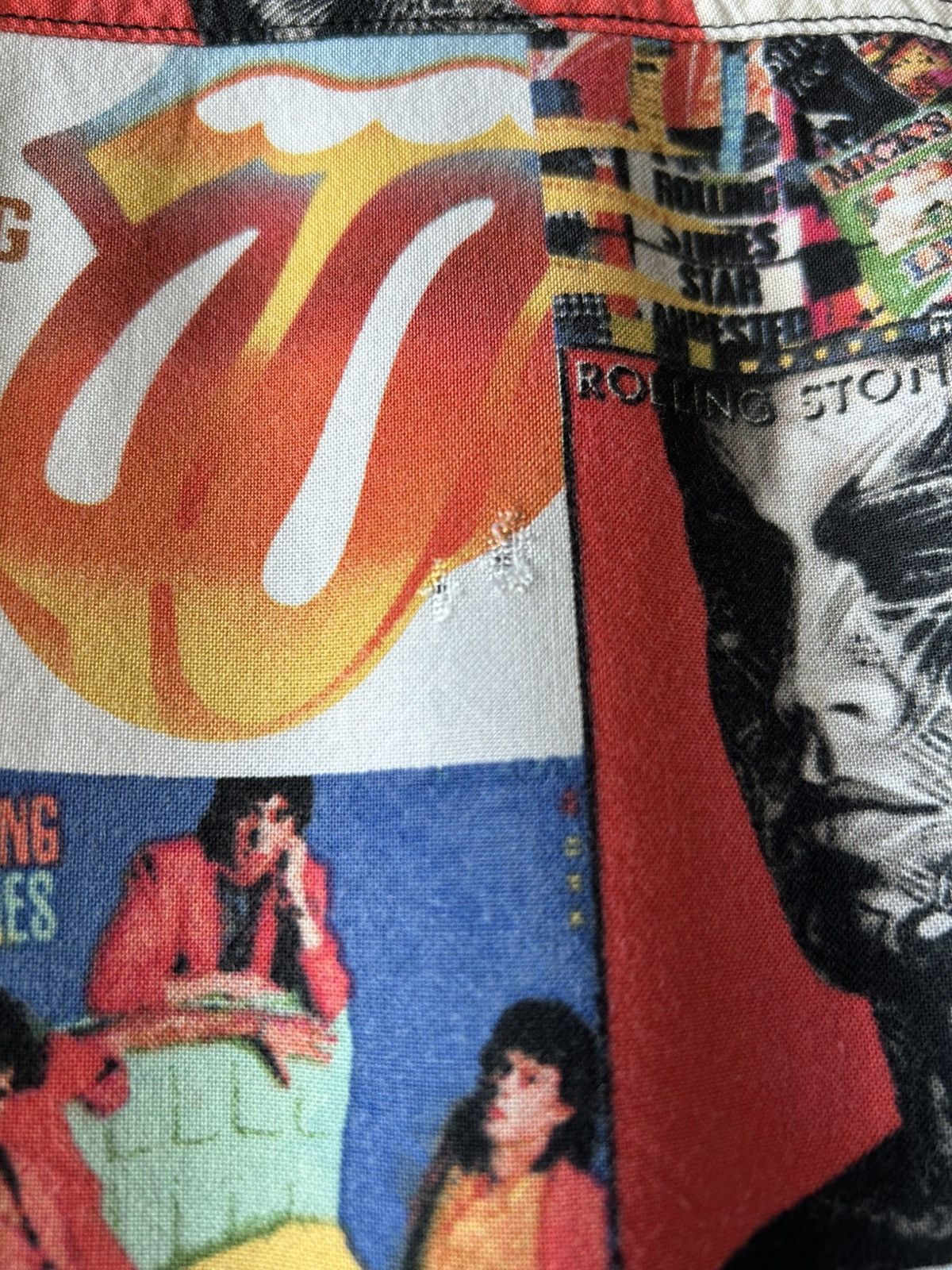 Band Tees The Rolling Stones 2018 All Over Print Button Up Shirt Size US L / EU 52-54 / 3 - 9 Thumbnail