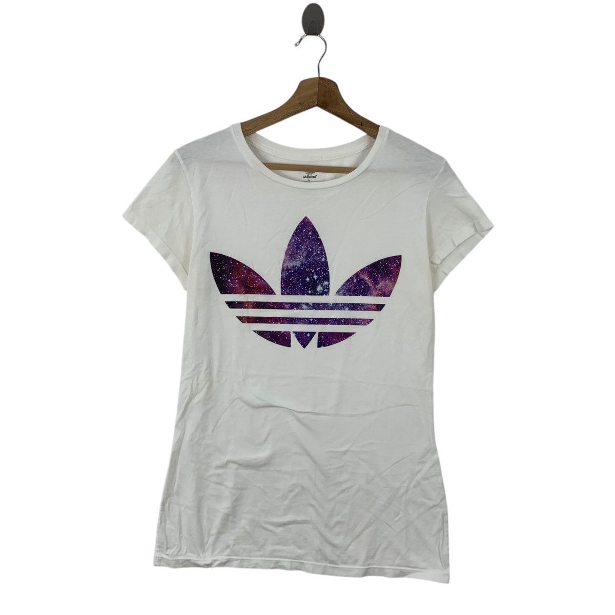Adidas ADIDAS ORIGINALS 3 STRIPES Box Logo Slim Fit Tee Shirt Top Size L / US 10 / IT 46 - 1 Thumbnail