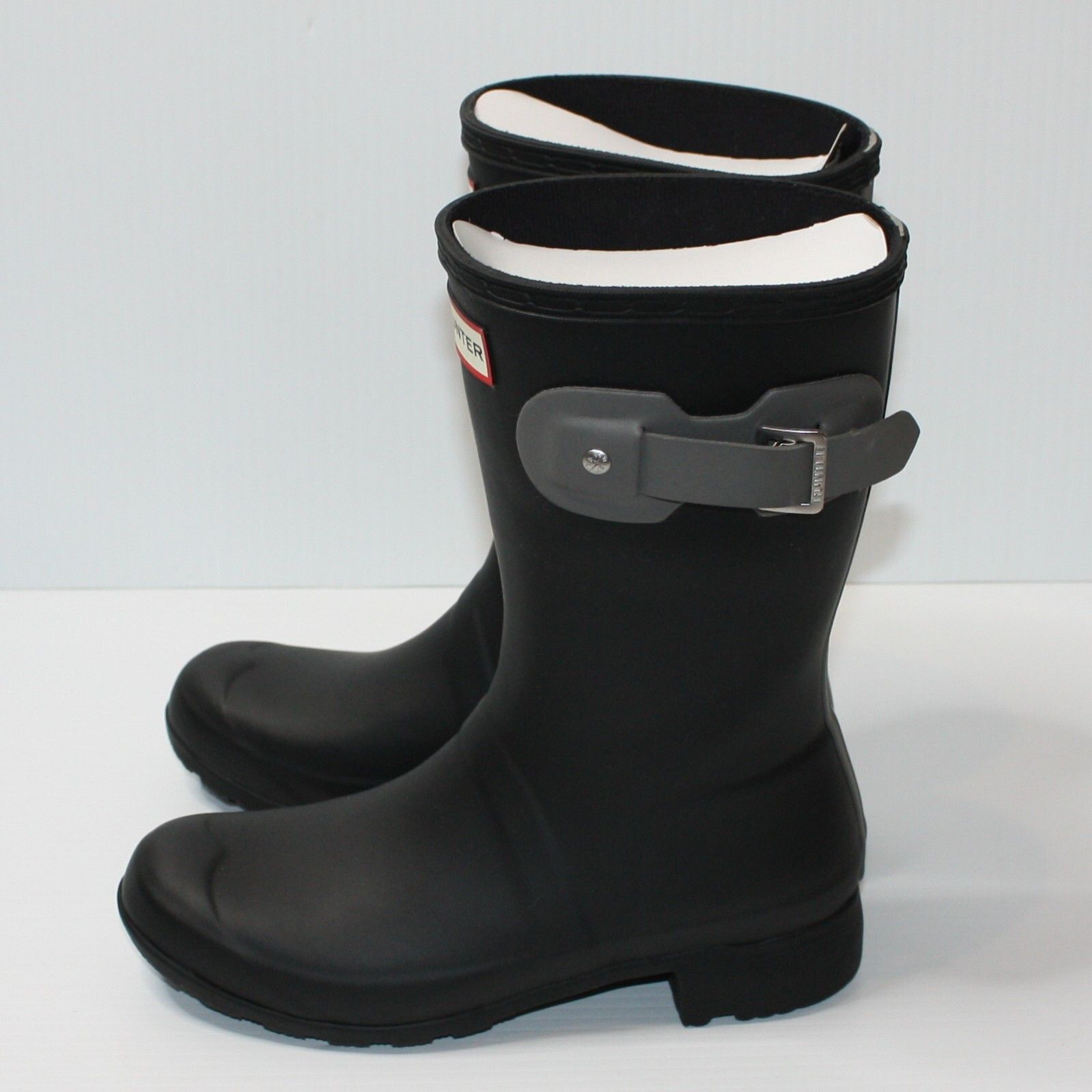 Hunter Original Tour Short Packable Rain Boots in Black Color Size US 5 / IT 35 - 8 Thumbnail