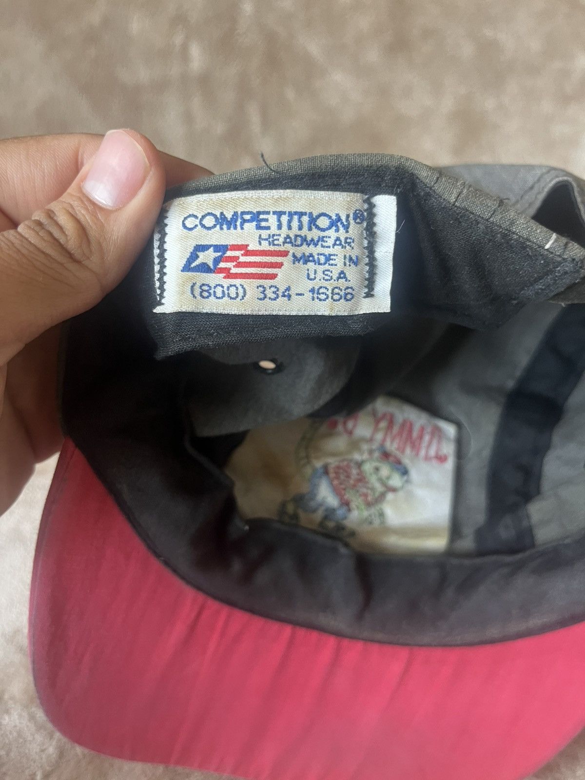 Anvil Vintage 1993 Jimmy Buffet Chameleon Caravan Tour hat OSFA Size ONE SIZE - 8 Thumbnail