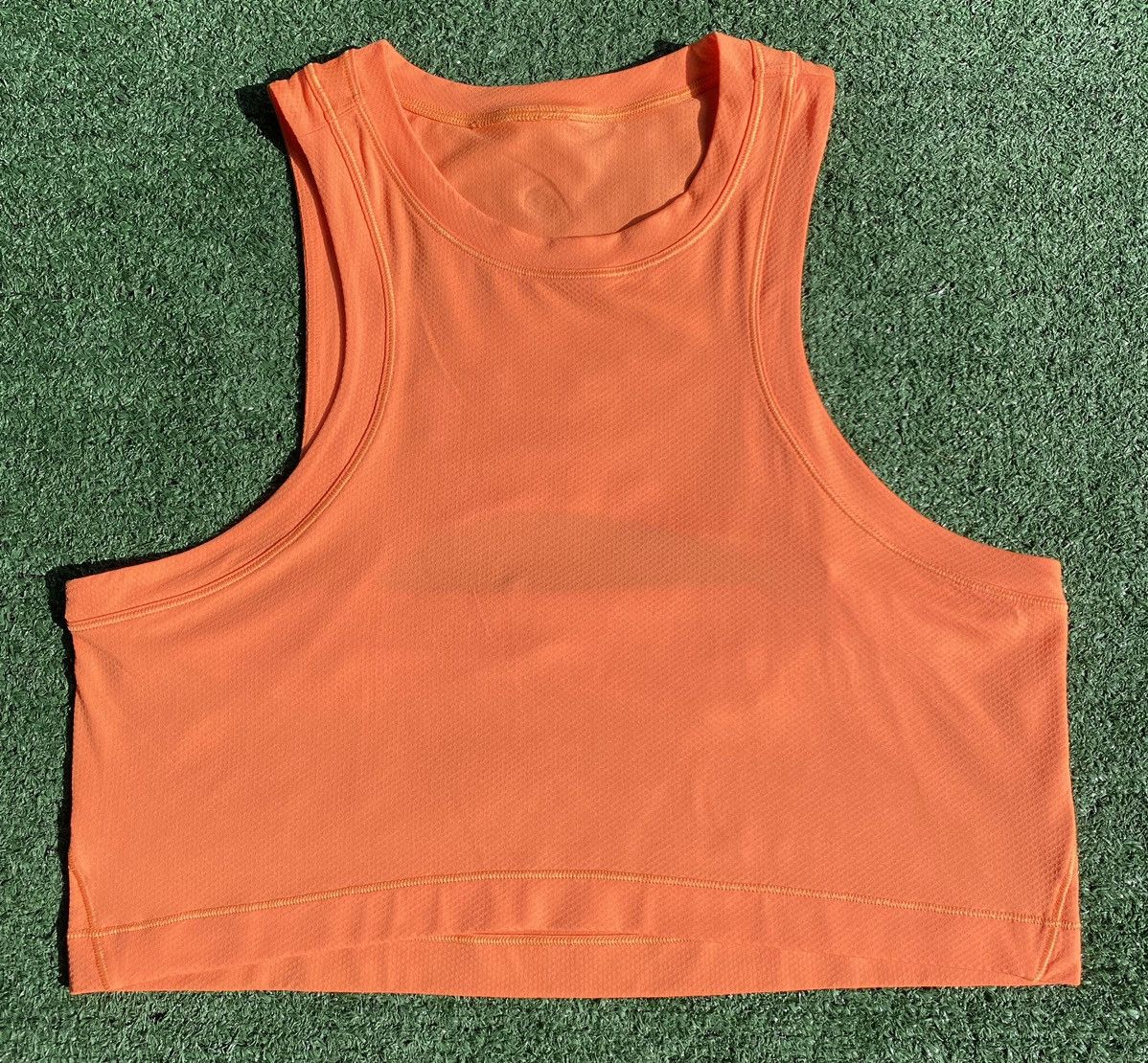 Lululemon Lululemon Open-Back Cropped Training Tank Top Orange Soda Size S / US 4 / IT 40 - 1 Thumbnail