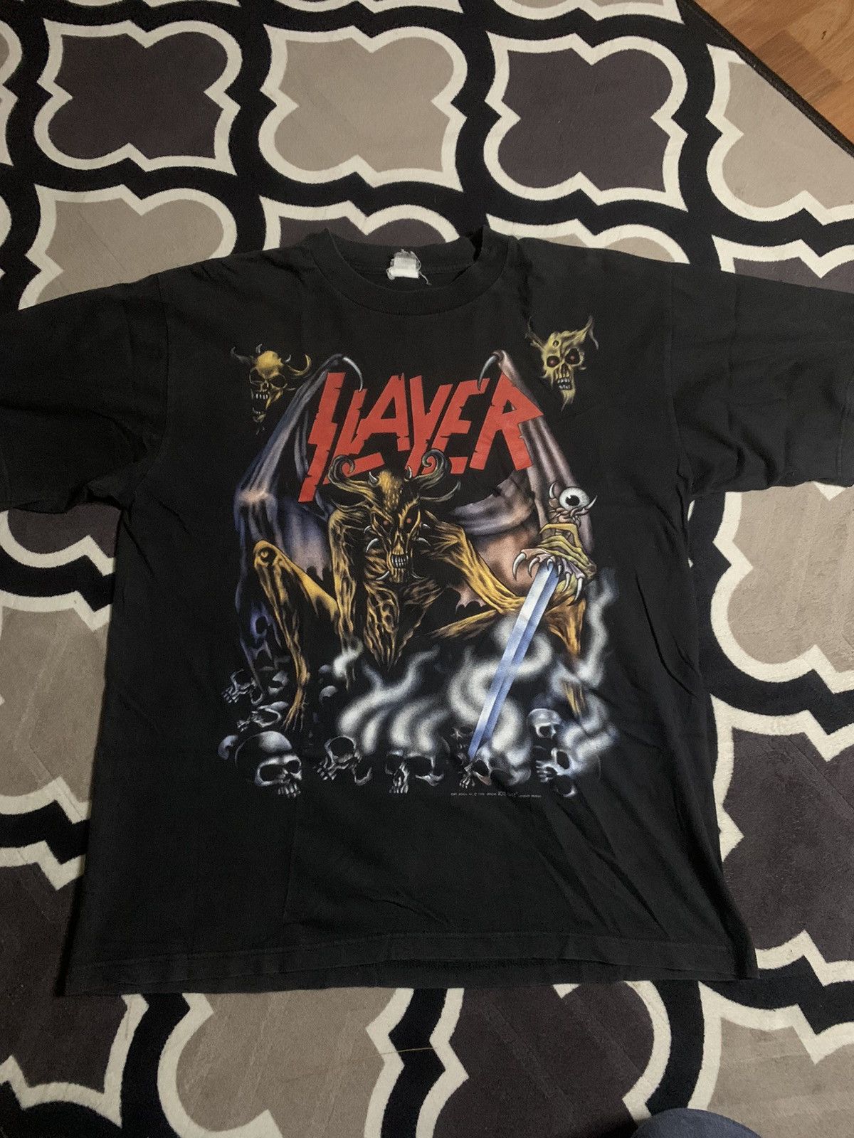 Band Tees × Slayer Vintage Slayer Band Size US L / EU 52-54 / 3 - 1 Thumbnail