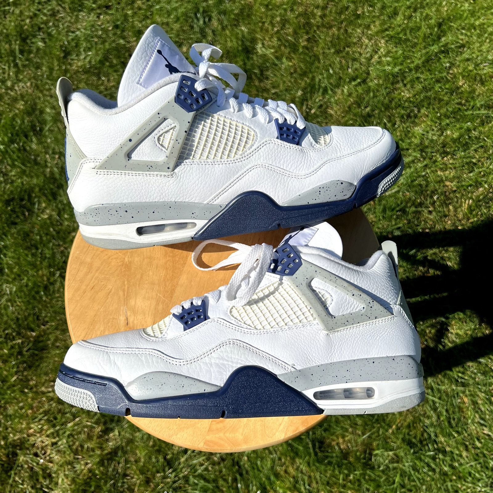 Jordan Brand × Nike Nike Air Jordan 4 Retro Midnight Navy Men's Shoes - Size 12 Size US 12 / EU 45 - 2 Thumbnail