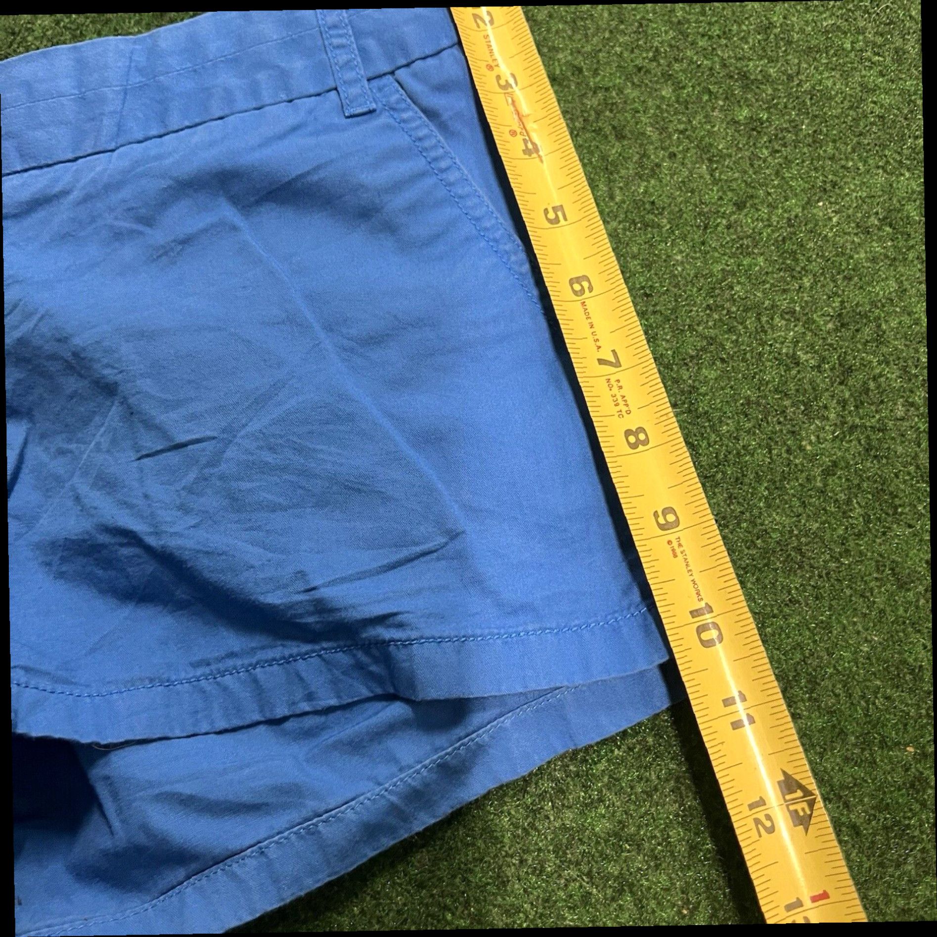 J.Crew J.Crew Chino Shorts, Size 0 Women's Blue Summer Ocean Beach Outdoors Size 25" / US 0 / IT 36 - 5 Thumbnail