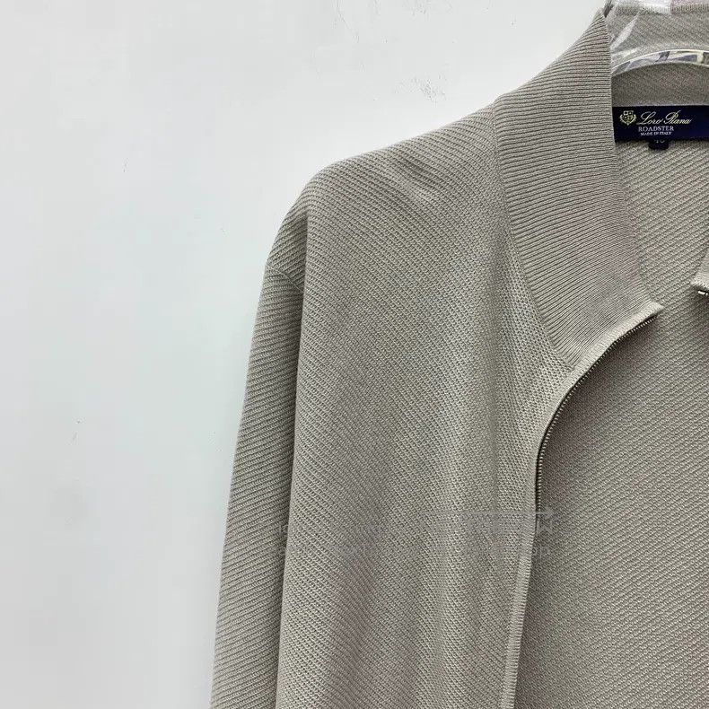Loro Piana Loro Piana Brown Gray Zipper Long Sleeve Knit Cardigan Size US M / EU 48-50 / 2 - 3 Thumbnail