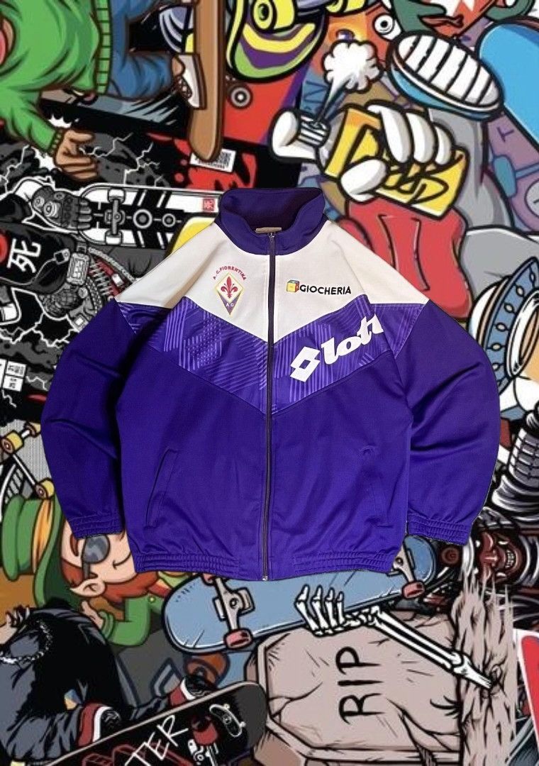 Lotto Sport 1991/1992 Lotto Fiorentina Sweatshirt – XL, Made in Italy Size US XL / EU 56 / 4 - 1 Thumbnail