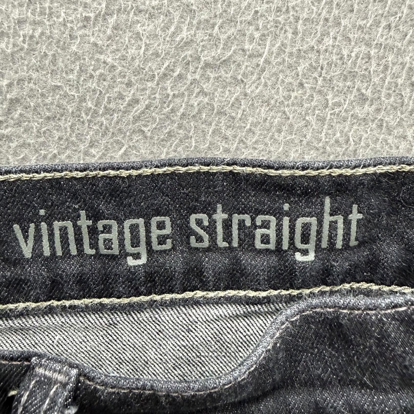 7 For All Mankind 7 For All Mankind Vintage Straight Jeans Mens 30 Black Button Fly Size US 30 / EU 46 - 5 Thumbnail