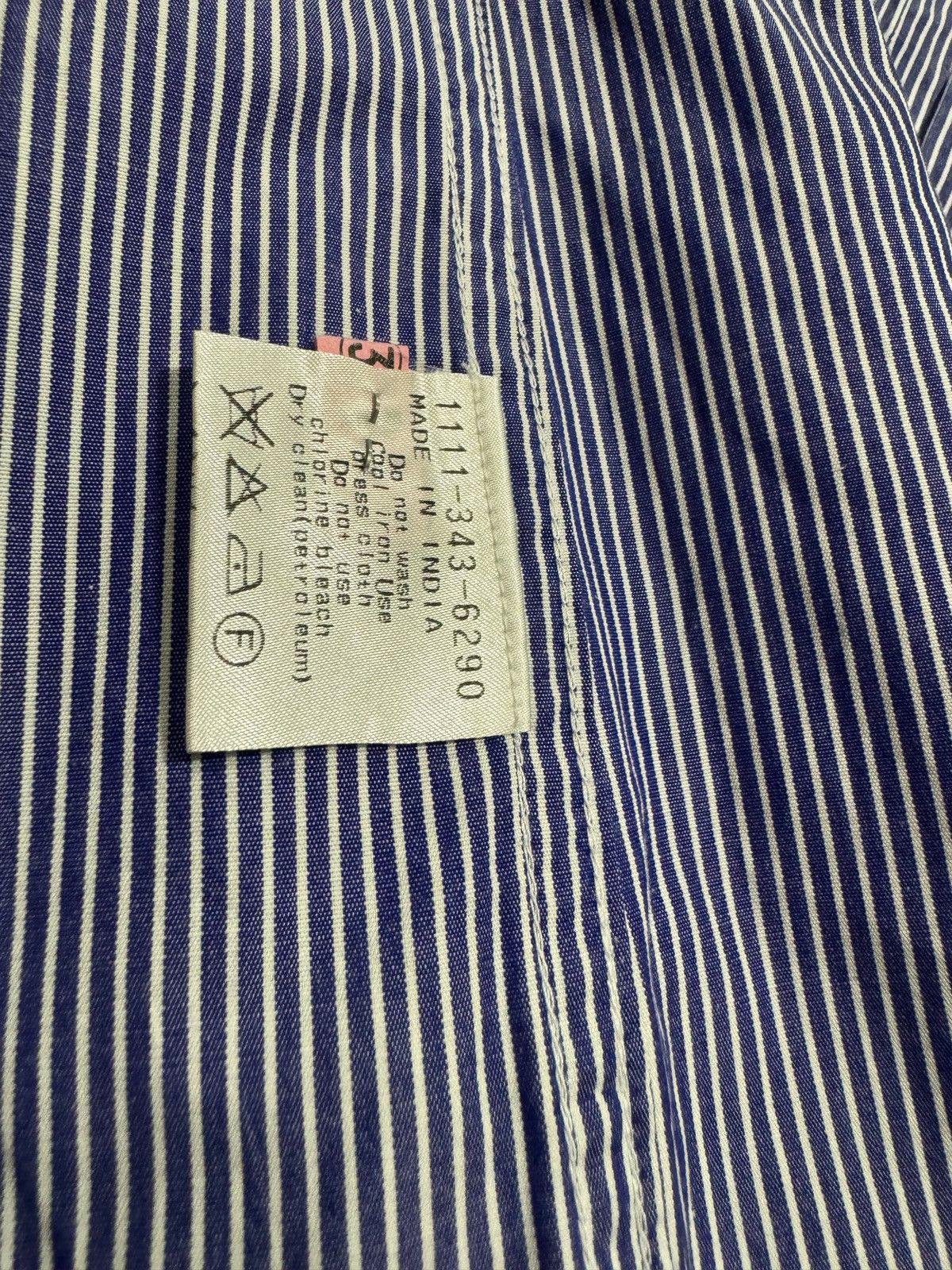 Dries Van Noten Stripes Textured Shirt Size US S / EU 44-46 / 1 - 5 Thumbnail