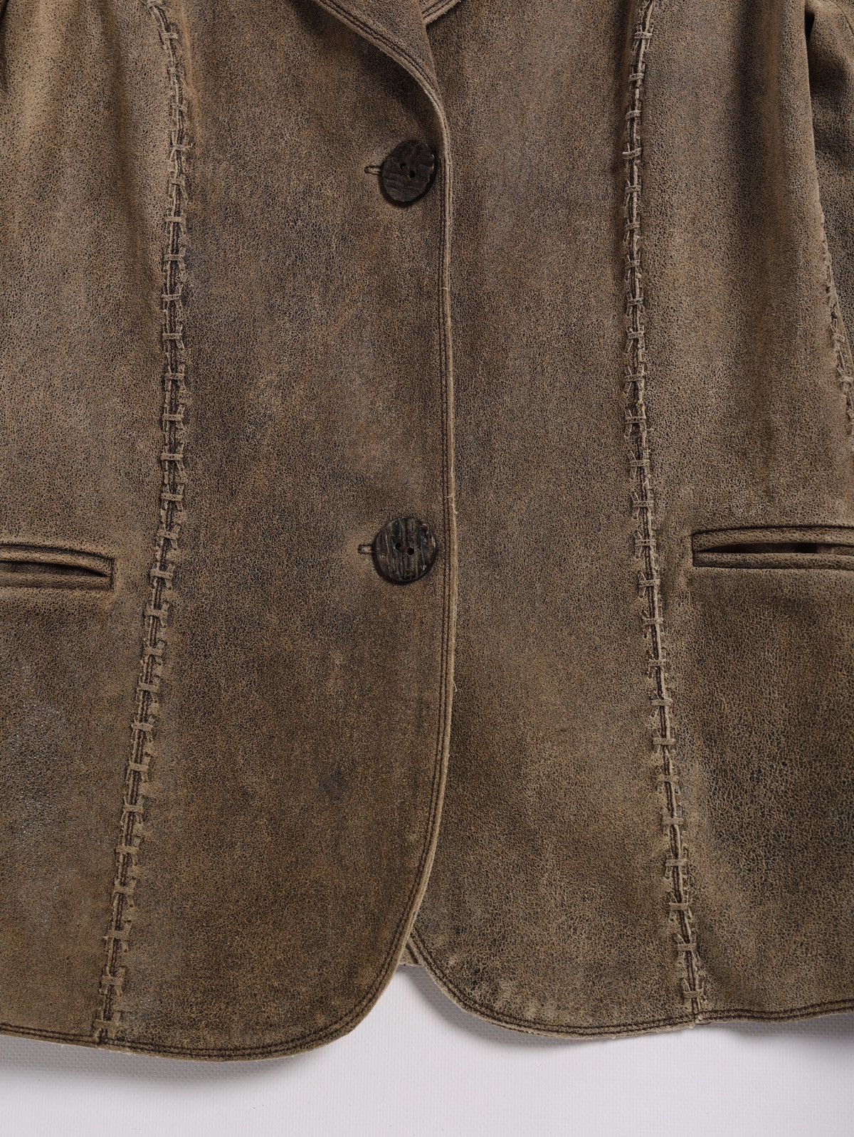 Other Rindi Leather Western Jacket Blazer Italy Fade Size M / US 6-8 / IT 42-44 - 5 Thumbnail