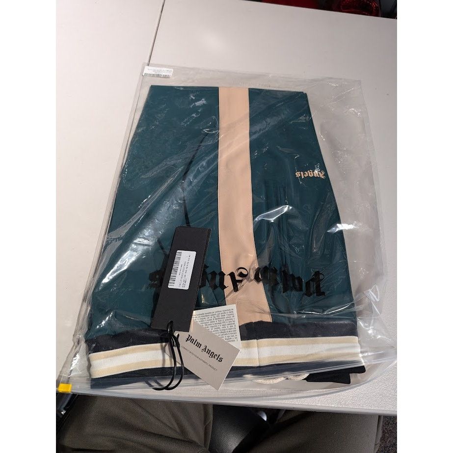 Palm Angels o1rshd1 Ultralight Flare Track Pant In Petrol Blue Size US 34 / EU 50 - 18 Thumbnail