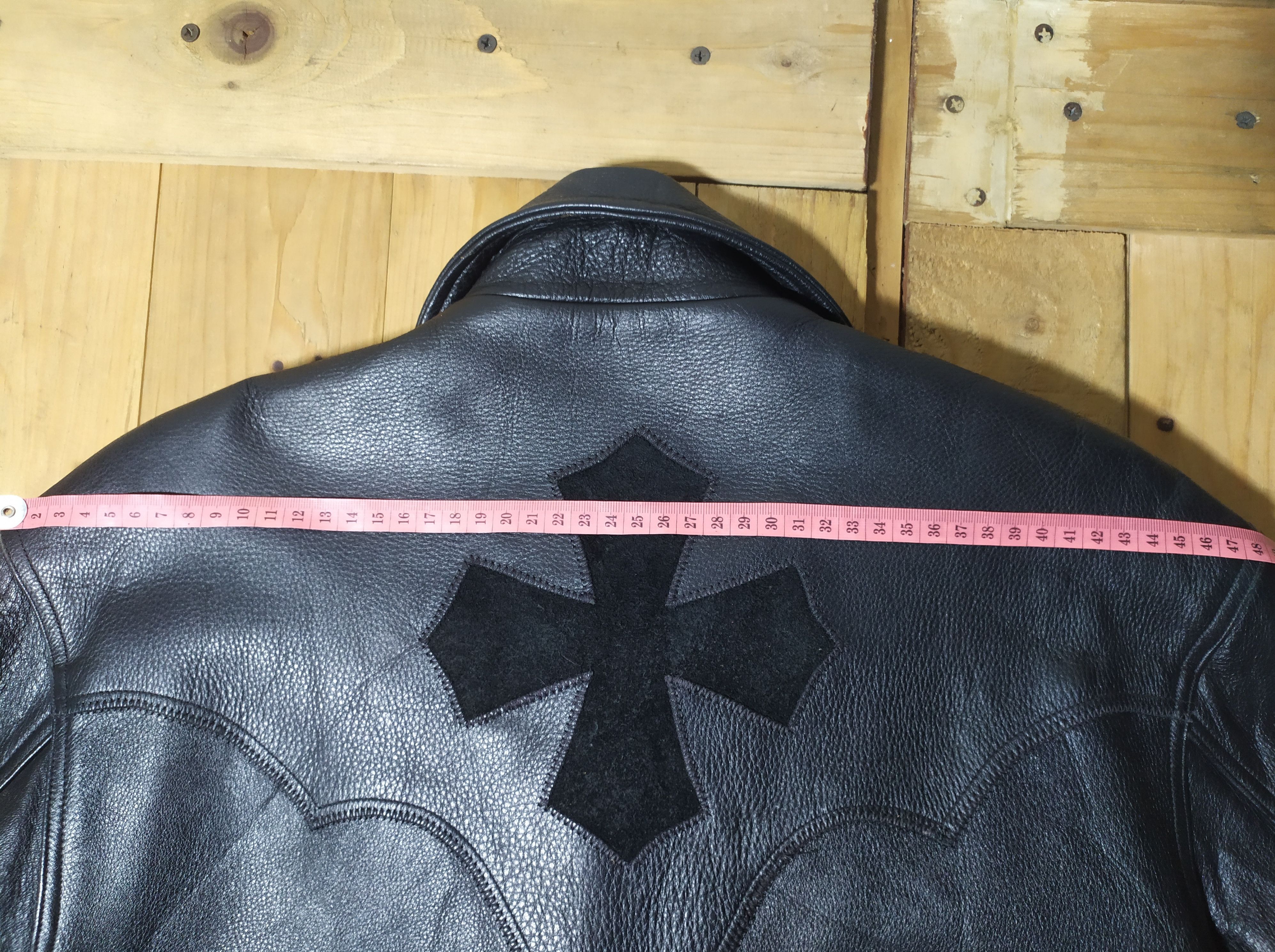A&G Rock AMAL GUESSOUS LEATHER EMBROIDERY STERLING SILVER JACKET Size US M / EU 48-50 / 2 - 14 Thumbnail