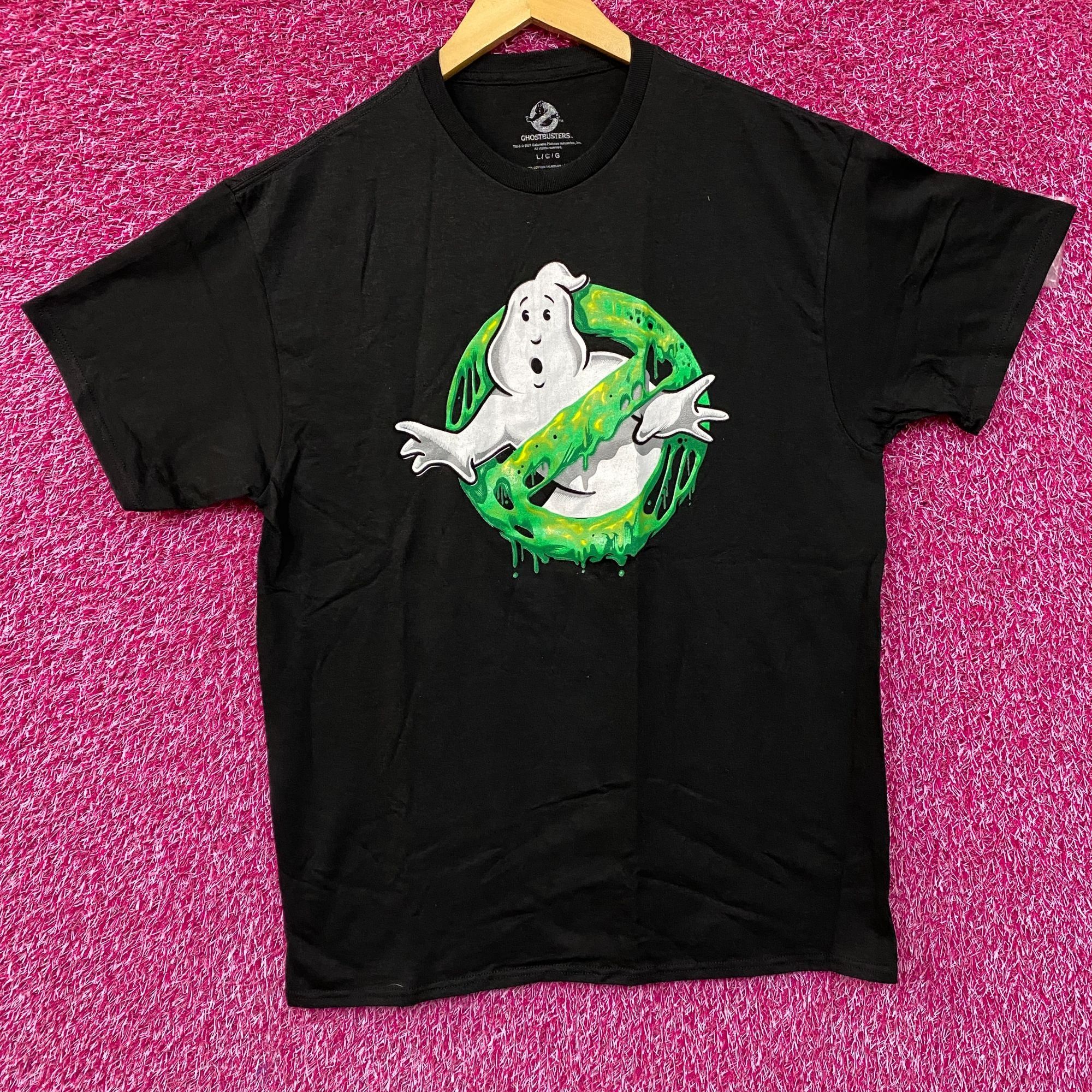 Other Ghostbusters Slimer Anti Ghost Logo Movie Promo T-Shirt L Size US L / EU 52-54 / 3 - 3 Thumbnail