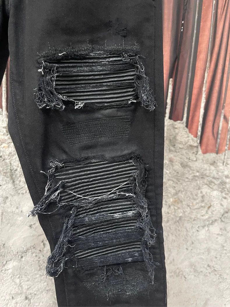 Amiri Amiri MX1 leather patched jeans Size US 29 - 5 Thumbnail