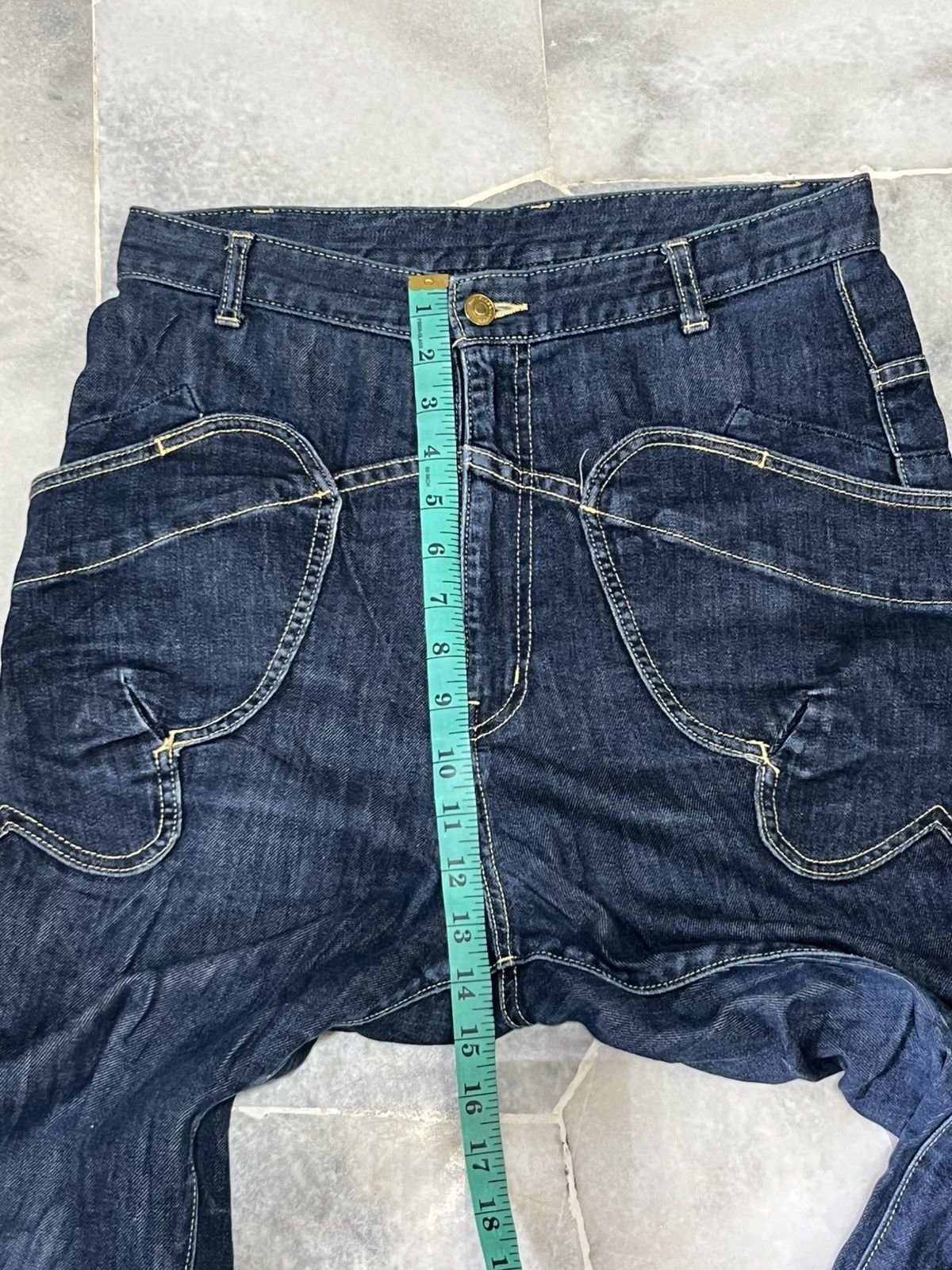 mercibeaucoup Mercibeaucoup by Issey Miyake drop crotch denim Jeans Size US 30 / EU 46 - 17 Thumbnail