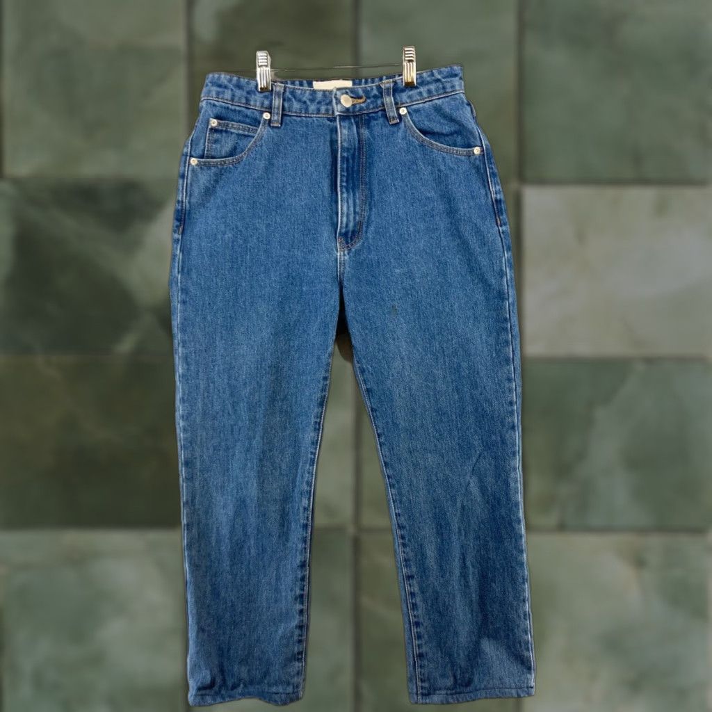 Vintage Rollas Jeans Womens Jens 27 Blue Original Cropped Straight 5-Pocket Denim Cotton Blend High Rise Size ONE SIZE - 1 Thumbnail