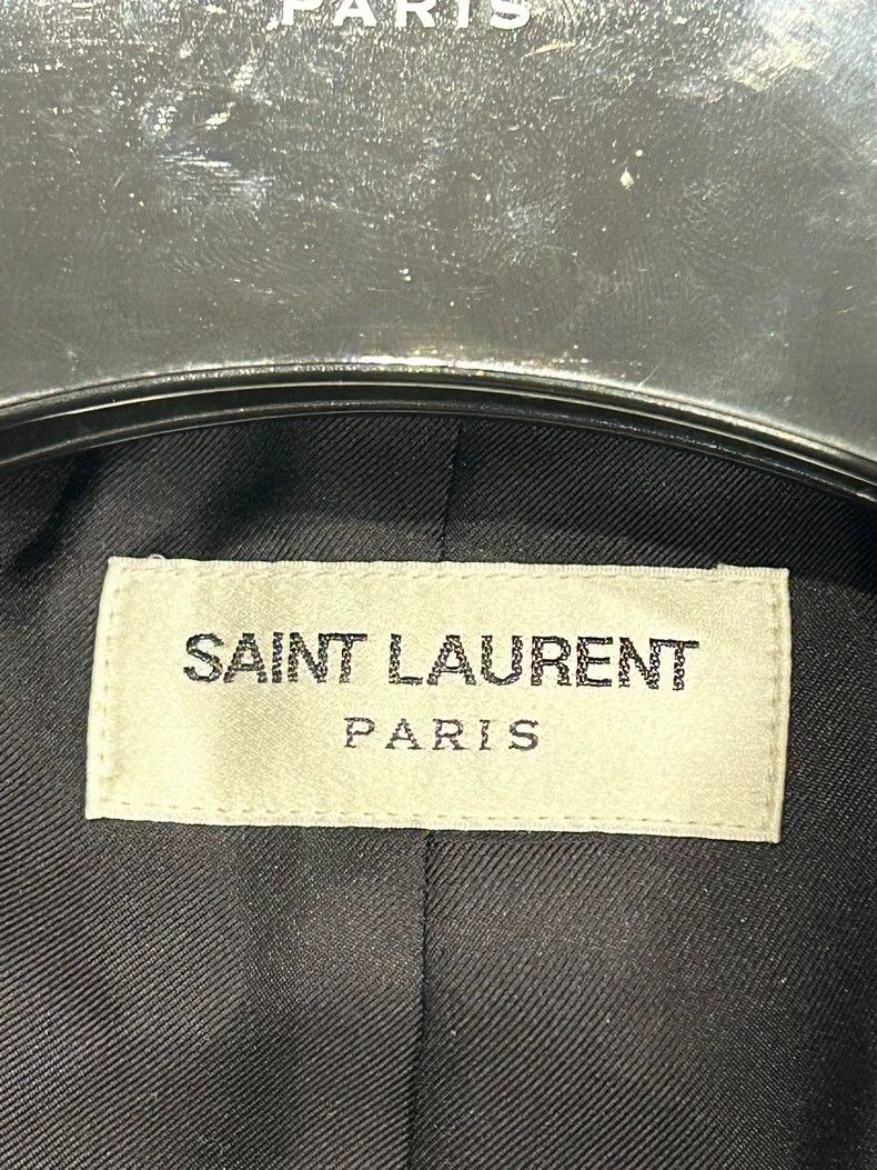 Yves Saint Laurent Saint Laurent FW21 SLP double-breasted flannel suit 2502-Ne Size 50R - 5 Thumbnail