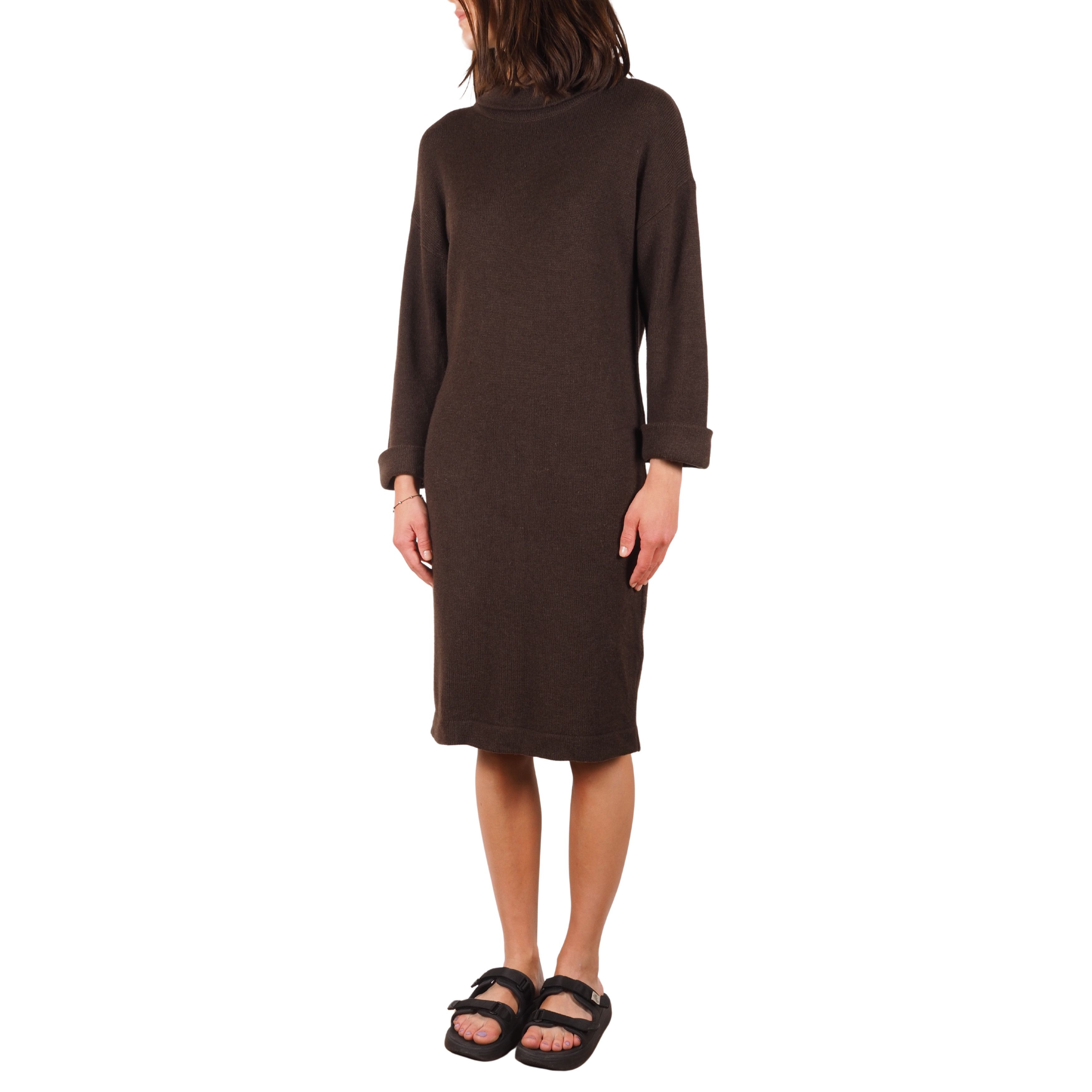 Purdey Purdey Vintage Brown Knit Sweater Dress Long Sleeve Size M / US 6-8 / IT 42-44 - 2 Thumbnail