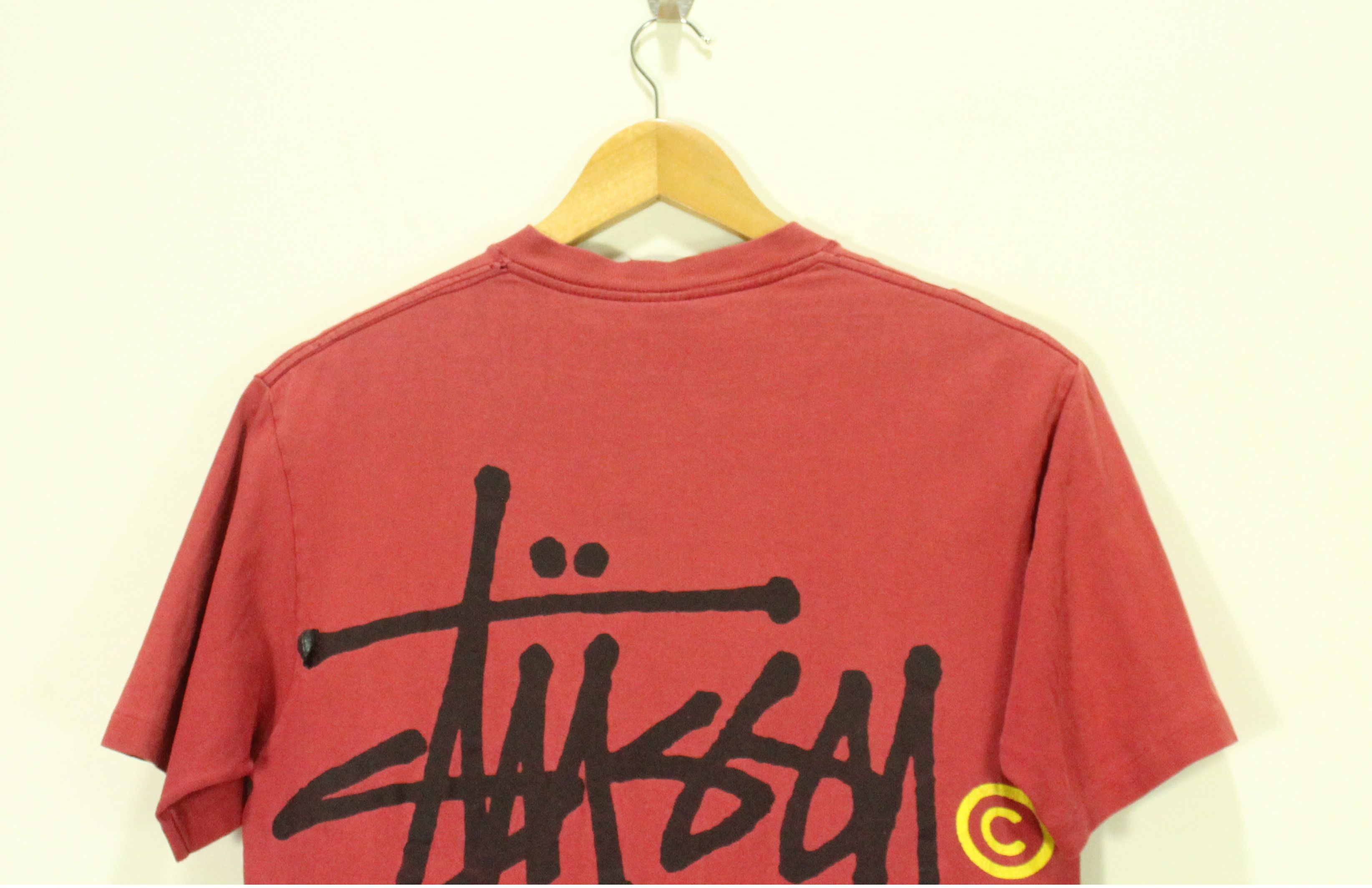 Stussy Vintage 90s STUSSY T Shirt Big Logo Spell Out Single Stitch Size US S / EU 44-46 / 1 - 2 Thumbnail