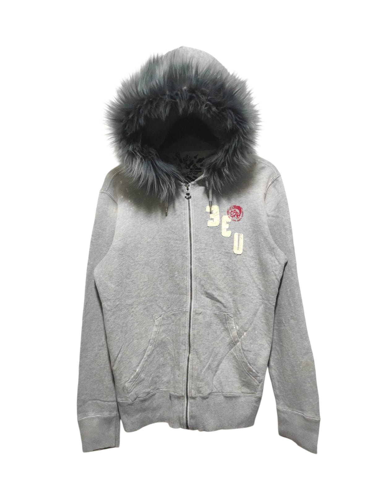 If Six Was Nine Diesel Zipper Fur Hoodie LGB IfSixWasNine style Size US L / EU 52-54 / 3 - 2 Thumbnail