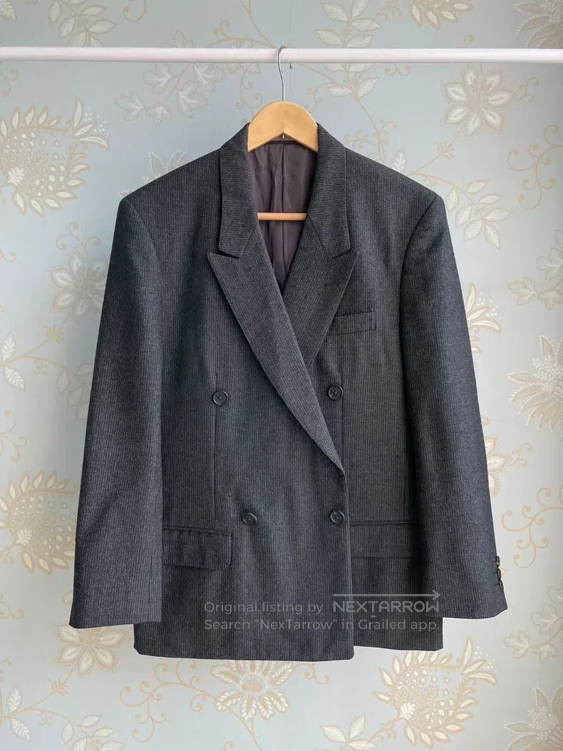 Yohji Yamamoto Yohji Yamamoto size s Dark grey blazer Size 38S - 3 Thumbnail