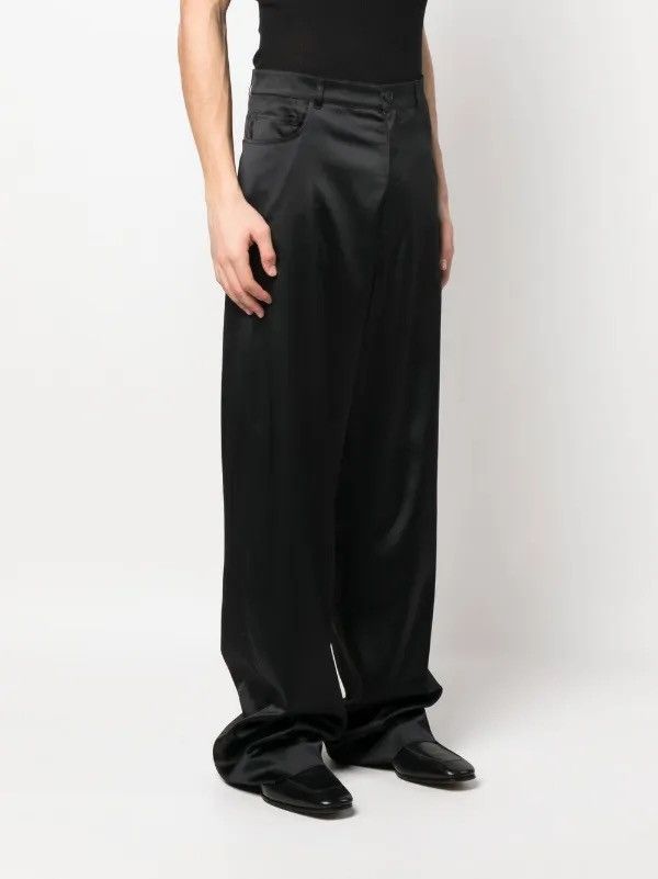Balenciaga SS22 Balenciaga Loose-cut Satin Trousers Size US 31 - 2 Thumbnail