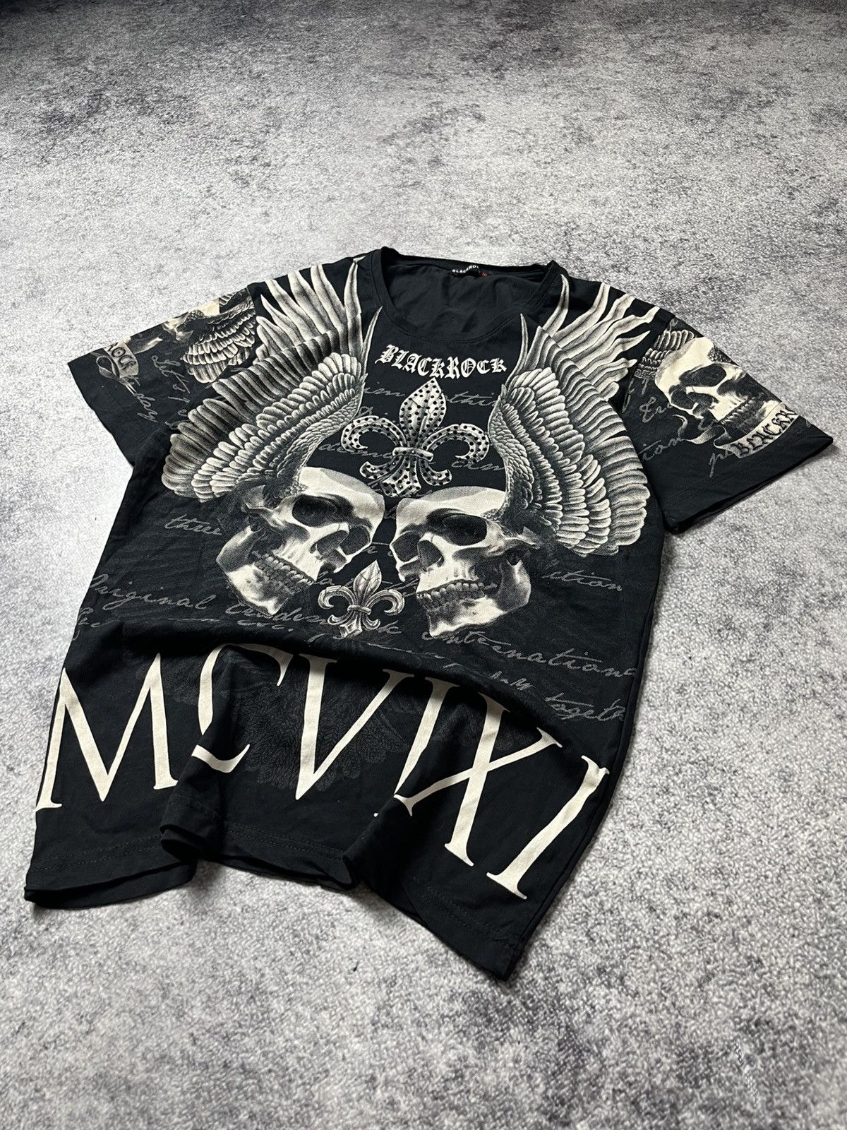 Affliction 🔥CRAZY ED HARDY LGB VIBE TRIBAL SKULL TEE CROSS T SHIRT Size US M / EU 48-50 / 2 - 7 Thumbnail