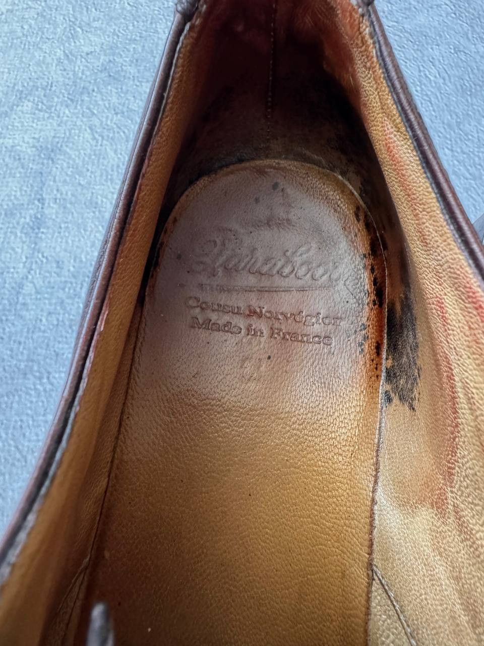 Paraboot Paraboot Chambord Brown Leather Welted Derby Shoes Size US 9 / EU 42 - 9 Thumbnail