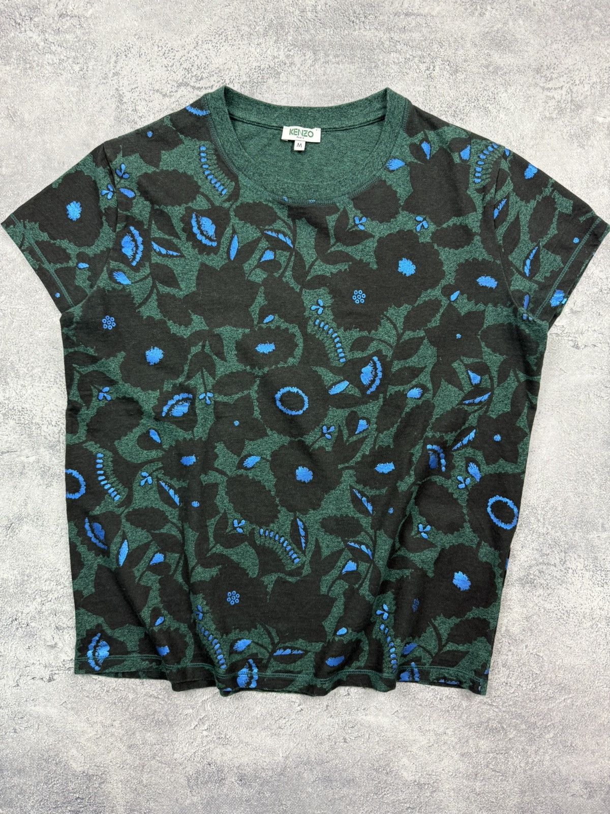 Kenzo Vintage Kenzo All Over Print Flowers T-Shirt Luxury Y2K Tee Size M / US 6-8 / IT 42-44 - 7 Thumbnail
