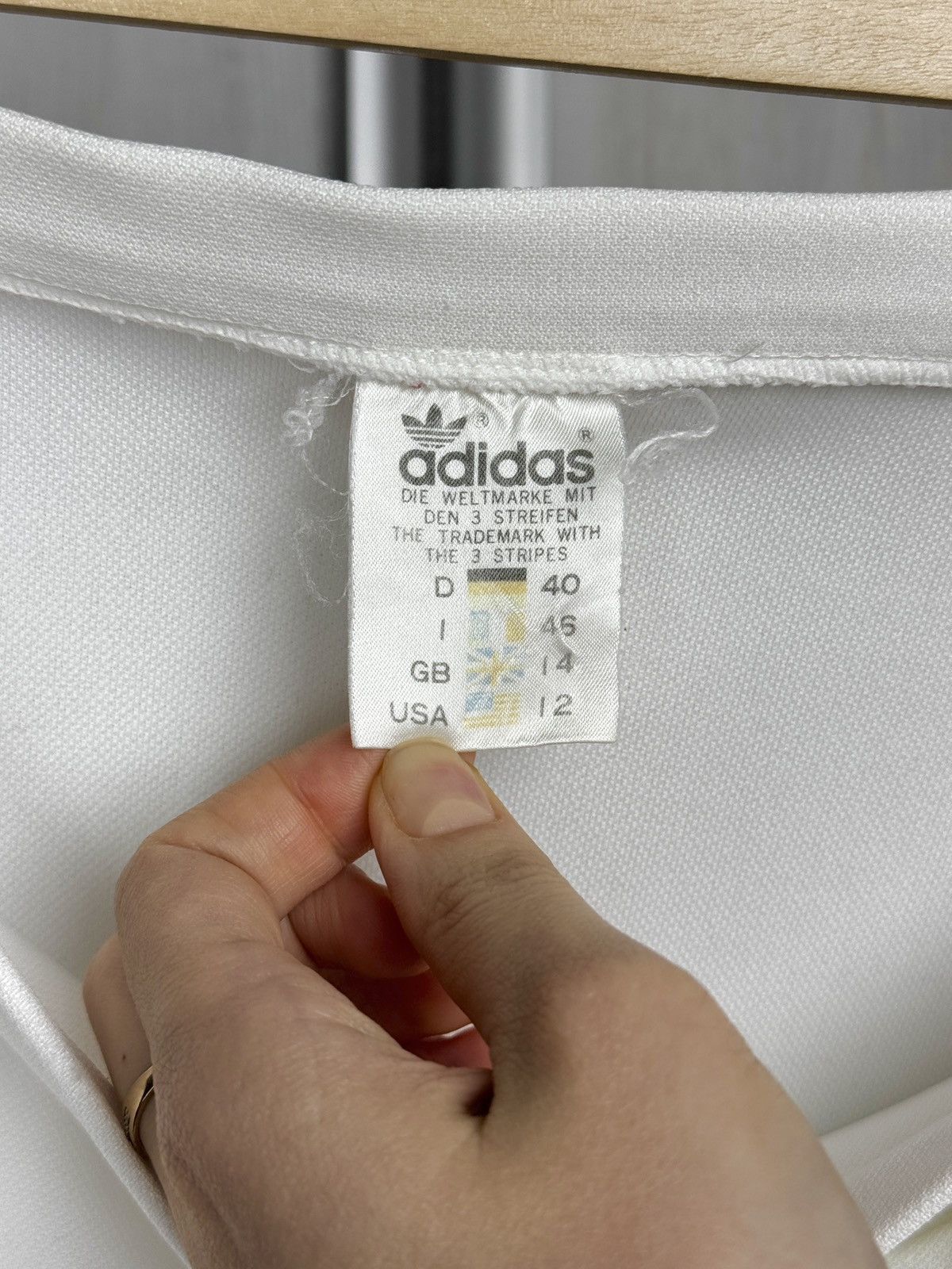 Adidas 80’s Adidas Vintage Retro Tennis Skirt Made In Japan Size 34" / US 12 / IT 48 - 9 Thumbnail