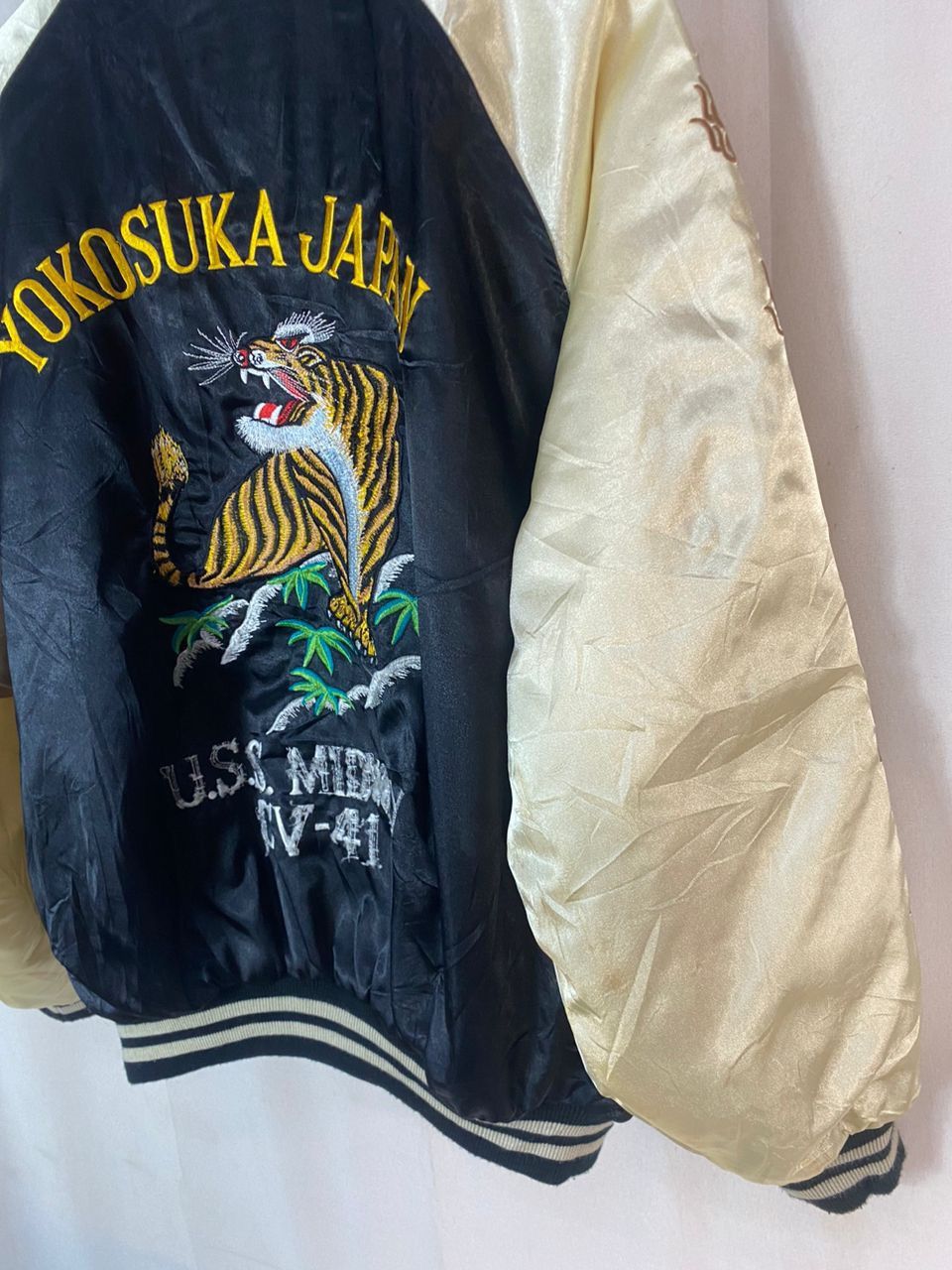 Japanese Brand × Vintage Vintage sukajan embroidered zipper jacket by hareiwa Size US L / EU 52-54 / 3 - 14 Thumbnail