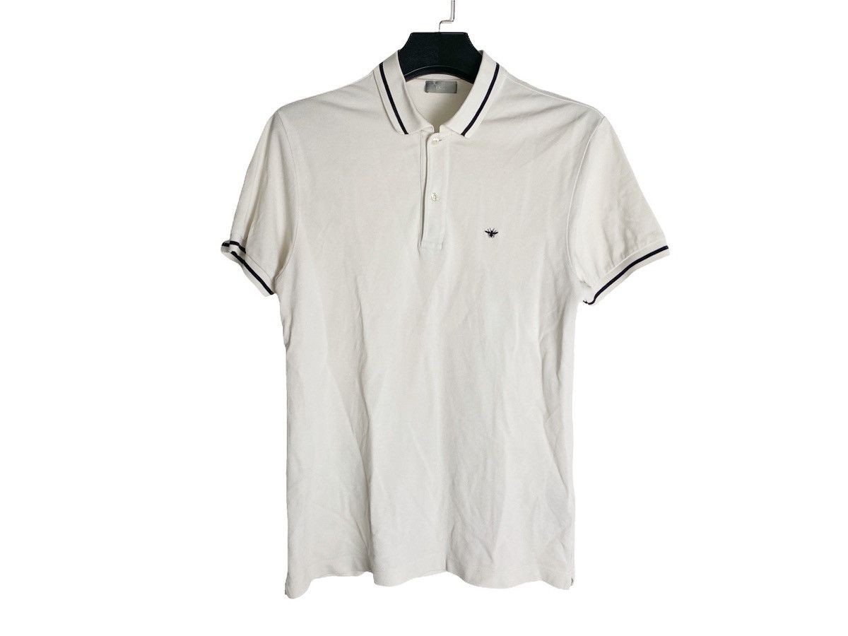 Dior Dior Bee Embroidered Short-Sleeves Polo Size US XL / EU 56 / 4 - 1 Thumbnail