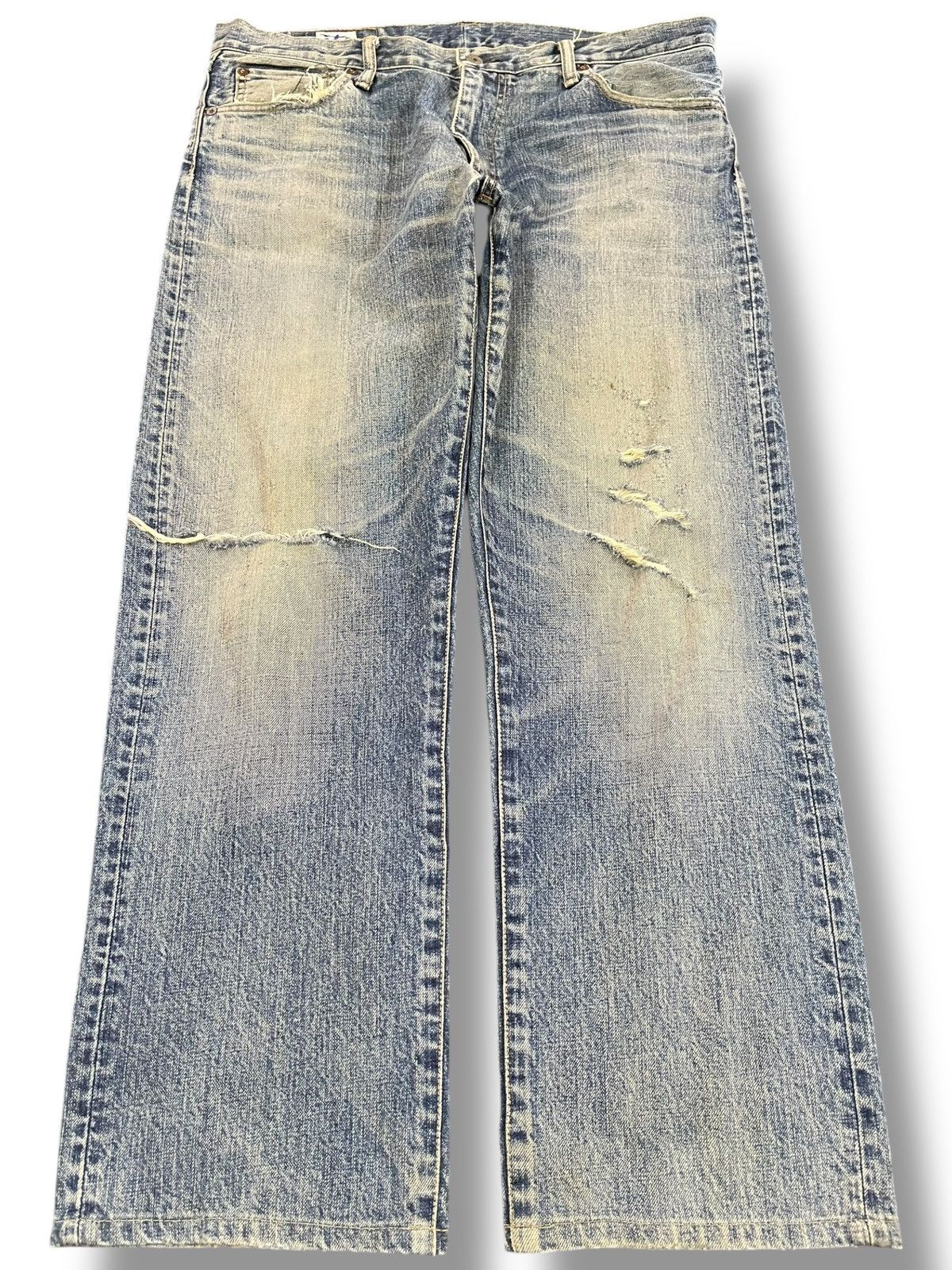 EIGHT-G Vintage Eight G Sakai Japanese Tough Cotton Denim Size US 38 / EU 54 - 1 Thumbnail
