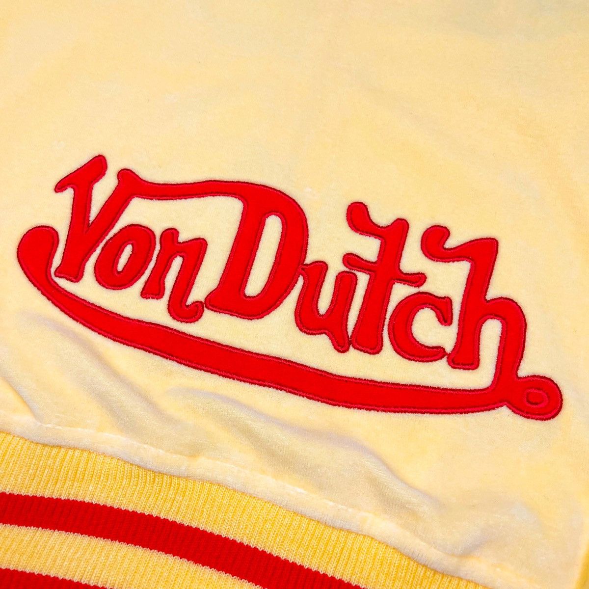 Von Dutch Von Dutch Kustommade Zip Up Velour Track Jacket Size M / US 6-8 / IT 42-44 - 5 Thumbnail