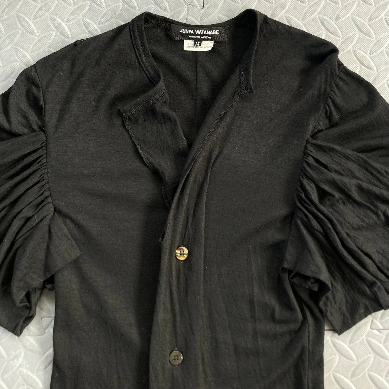 Junya Watanabe S/S07 Asymmetrical Gather Balloon Sleeves Blouse Size M / US 6-8 / IT 42-44 - 7 Thumbnail