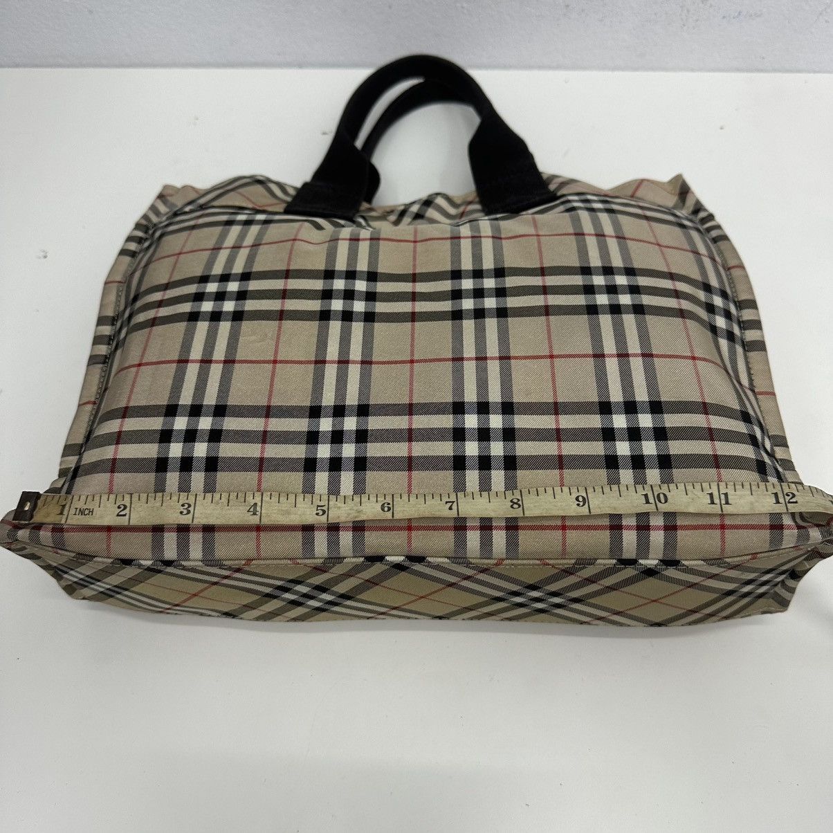 Burberry ‼️YES‼️AUTHENTIC BURBERRY BLUE LABEL NOVA CHECK CARRY TOTE BAG Size ONE SIZE - 16 Thumbnail