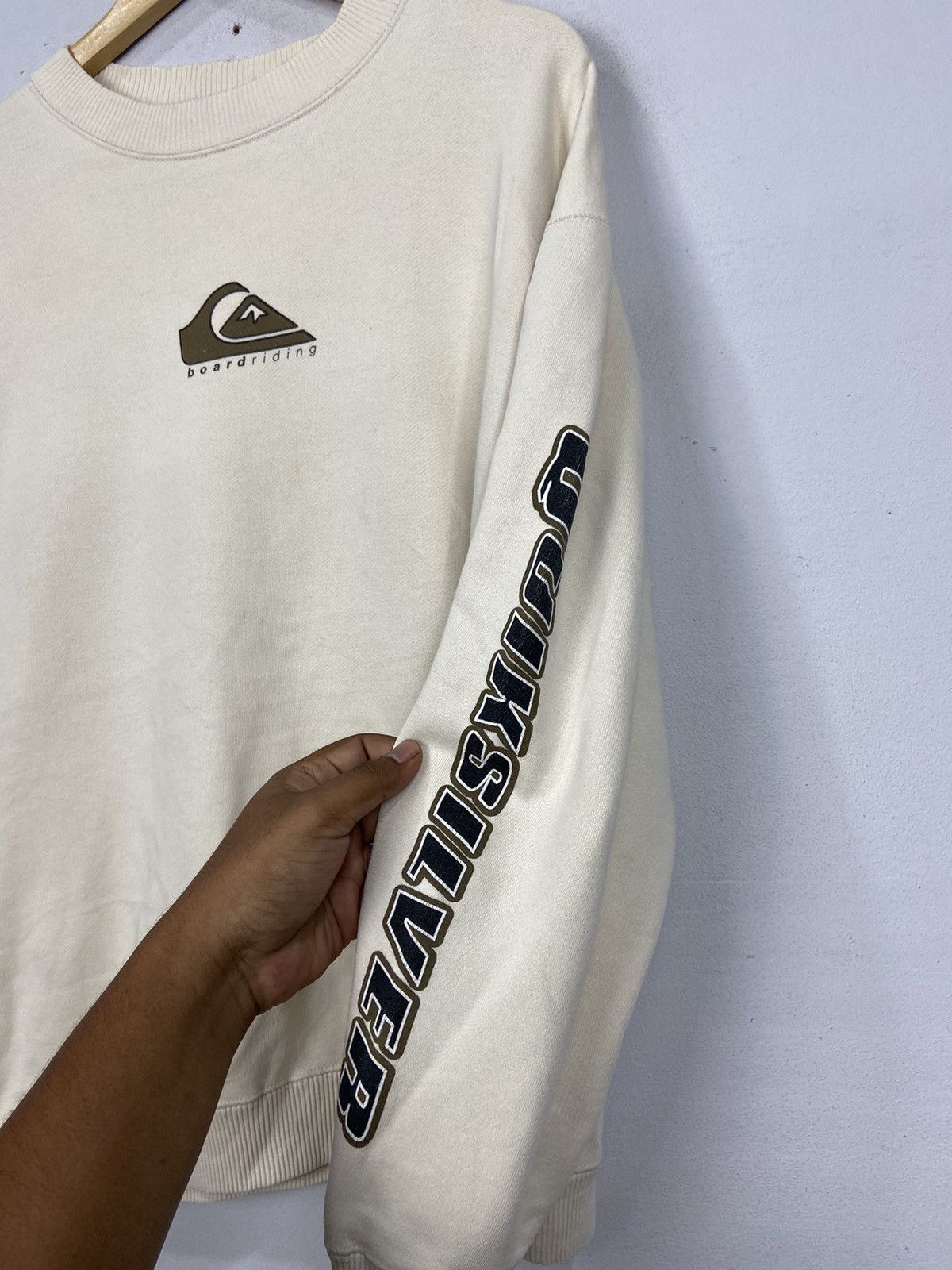 Quiksilver × Vintage Vintage 90s Quiksilver Pullover Sweatshirt Size US L / EU 52-54 / 3 - 5 Thumbnail