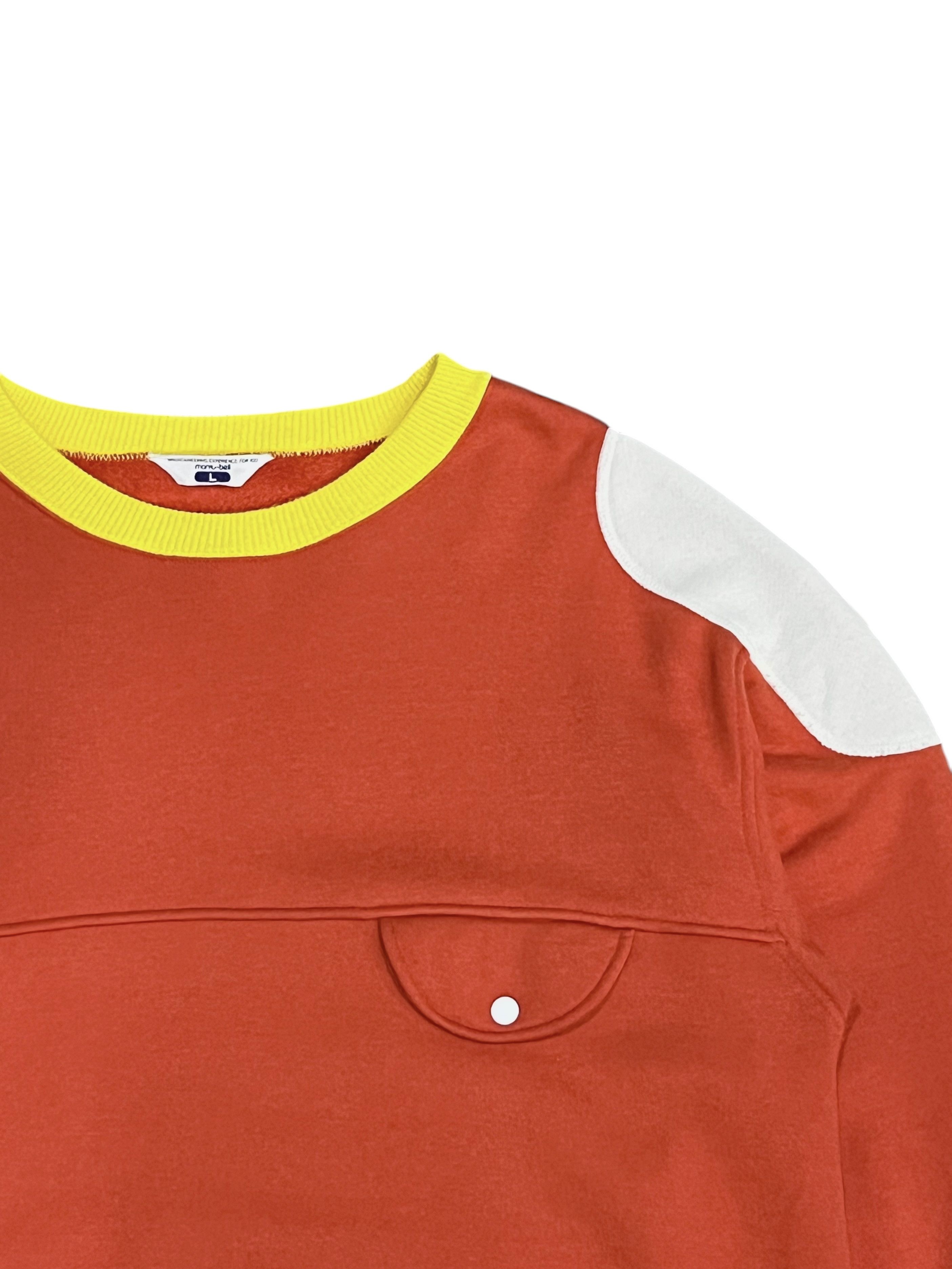 Montbell Vintage MONTBELL Shoulder Elbow Patch Single Pocket Sweater Size US M / EU 48-50 / 2 - 5 Thumbnail