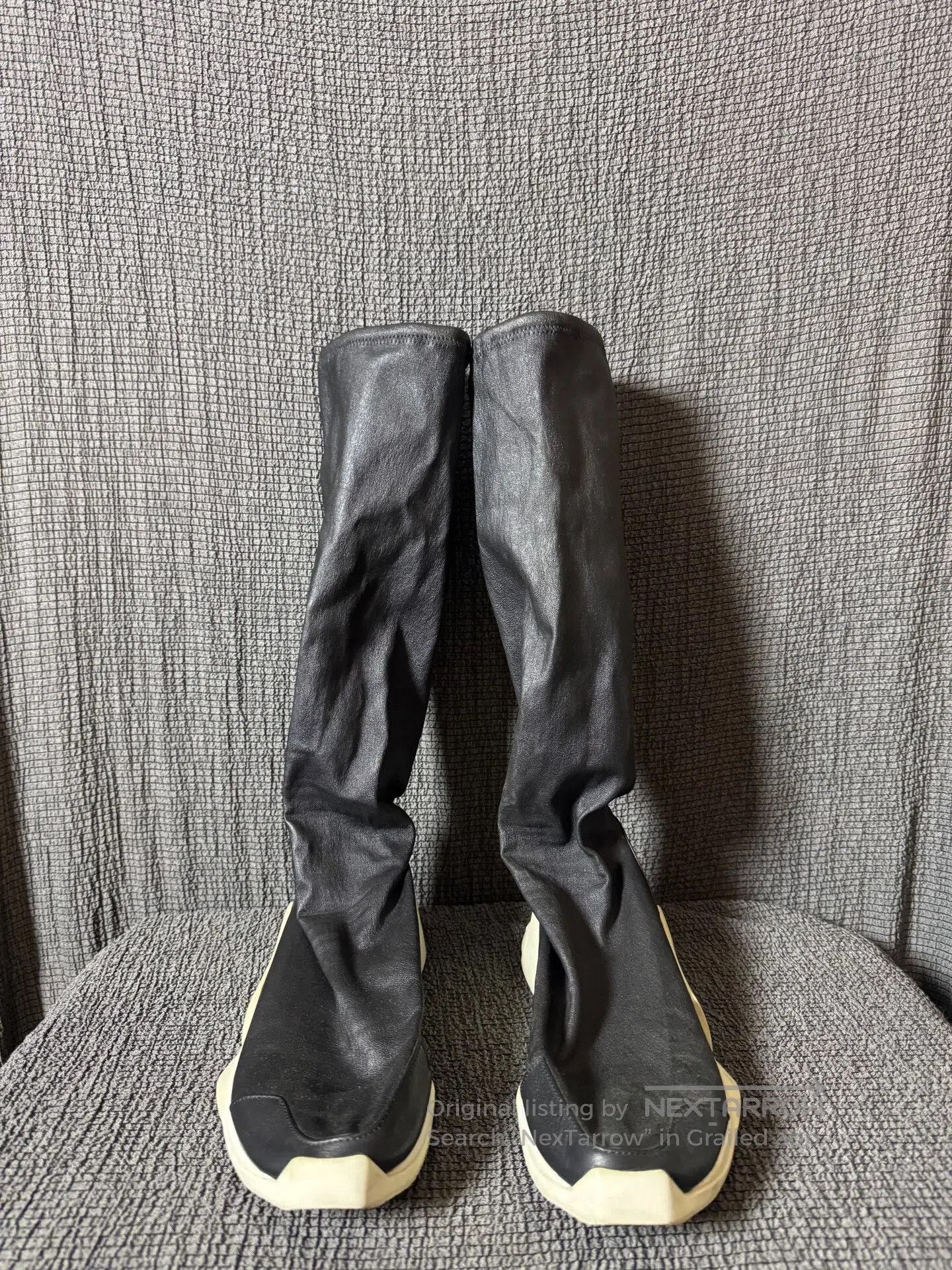 Rick Owens Rick Owens x Adidas High Top Leather Boots. Size US 7 / EU 40 - 5 Thumbnail