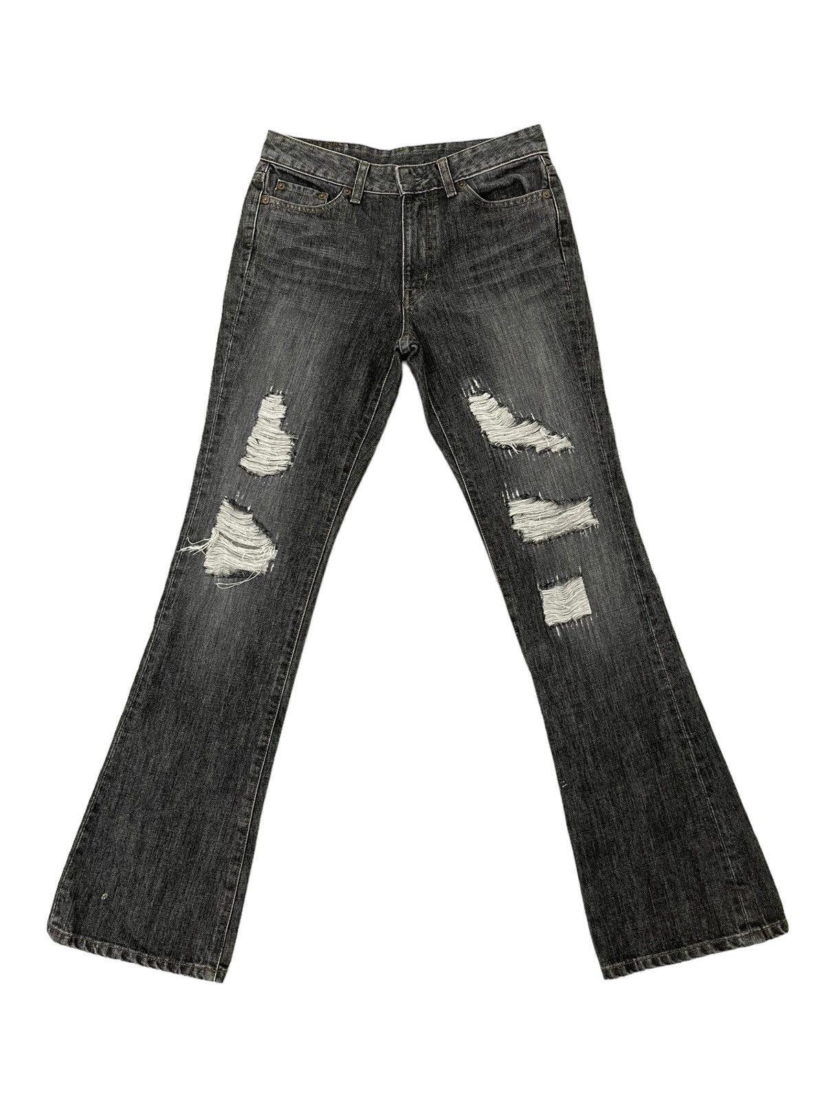 Japanese Brand Flare Jeans Sweet Camel Slim Distress Boot Cut 6🟦3 Size US 29 - 2 Thumbnail
