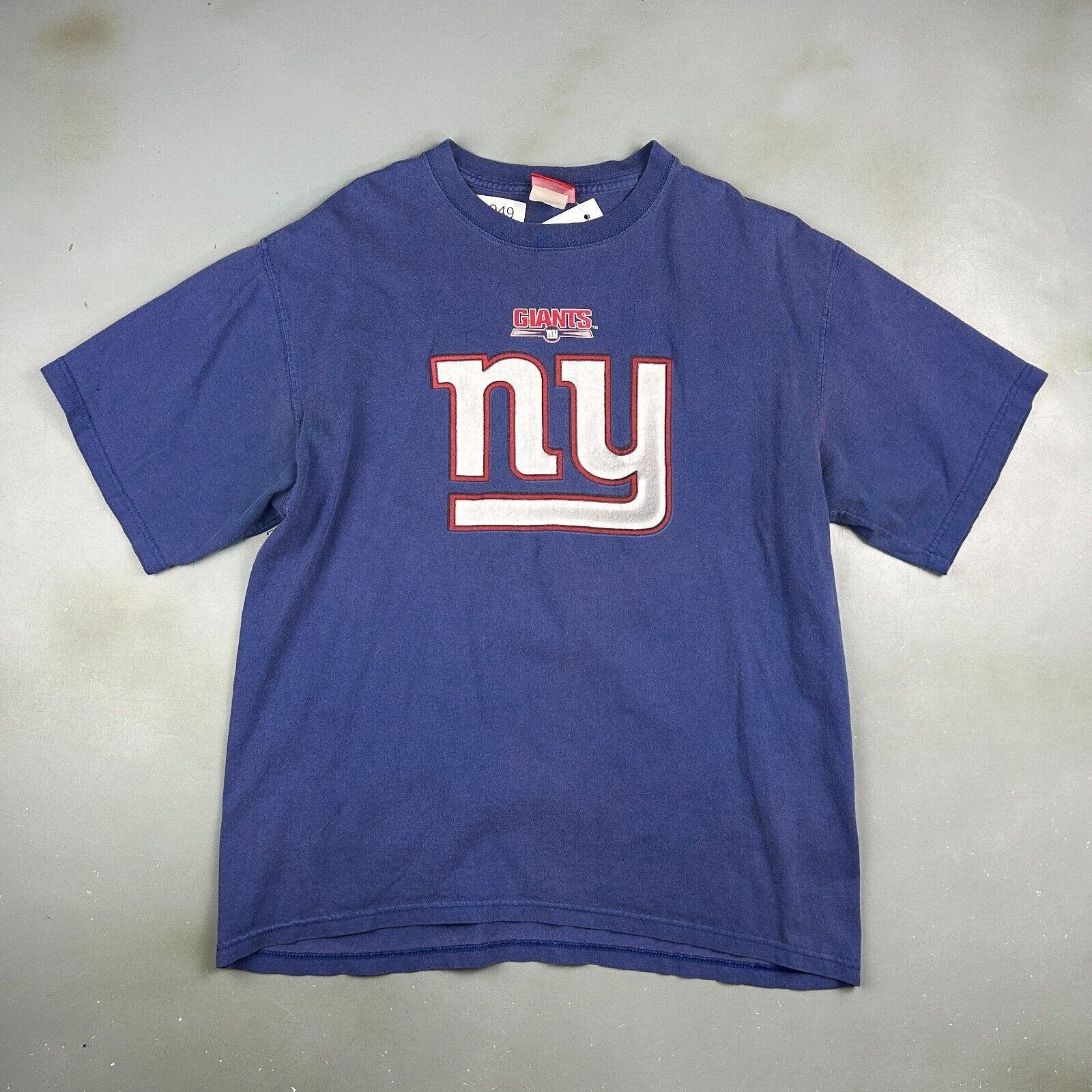 NFL VINTAGE | NY GIANTS Big Logo NFL Football T-Shirt sz L Adult Size US L / EU 52-54 / 3 - 1 Thumbnail