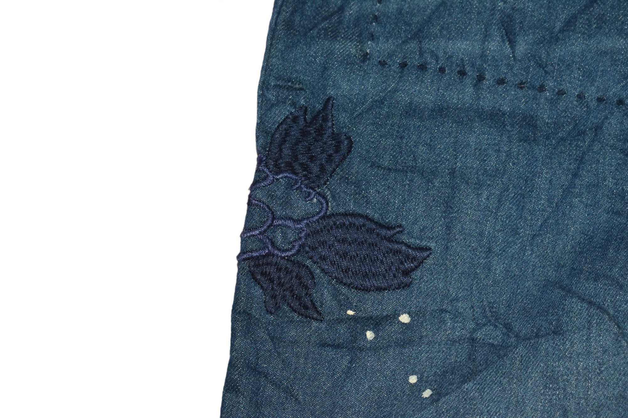 If Six Was Nine × Japanese Brand Vintage Eddie Bauer Patchwork Jeans Like Kapital Size US 34 / EU 50 - 3 Thumbnail